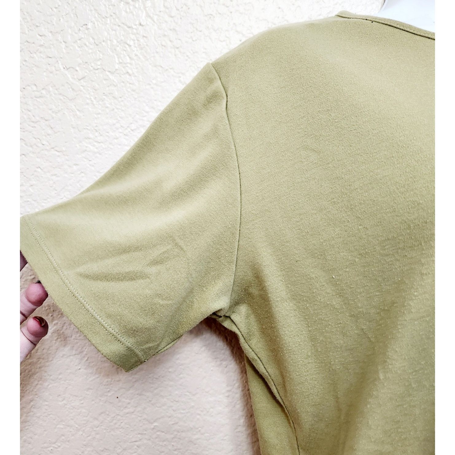 Other Draper's & Damon's Green Round Neck Short Sleeve Top PM Soft Size M / US 6-8 / IT 42-44 - 2 Thumbnail