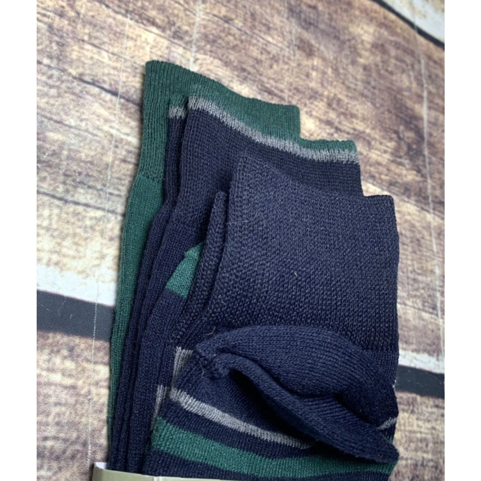 Vintage VINTAGE? No. Crew Socks 3 Pairs Shoe Sizes 7-12 Winter Cabin Goodfellow & Co NEW Size ONE SIZE - 4 Thumbnail
