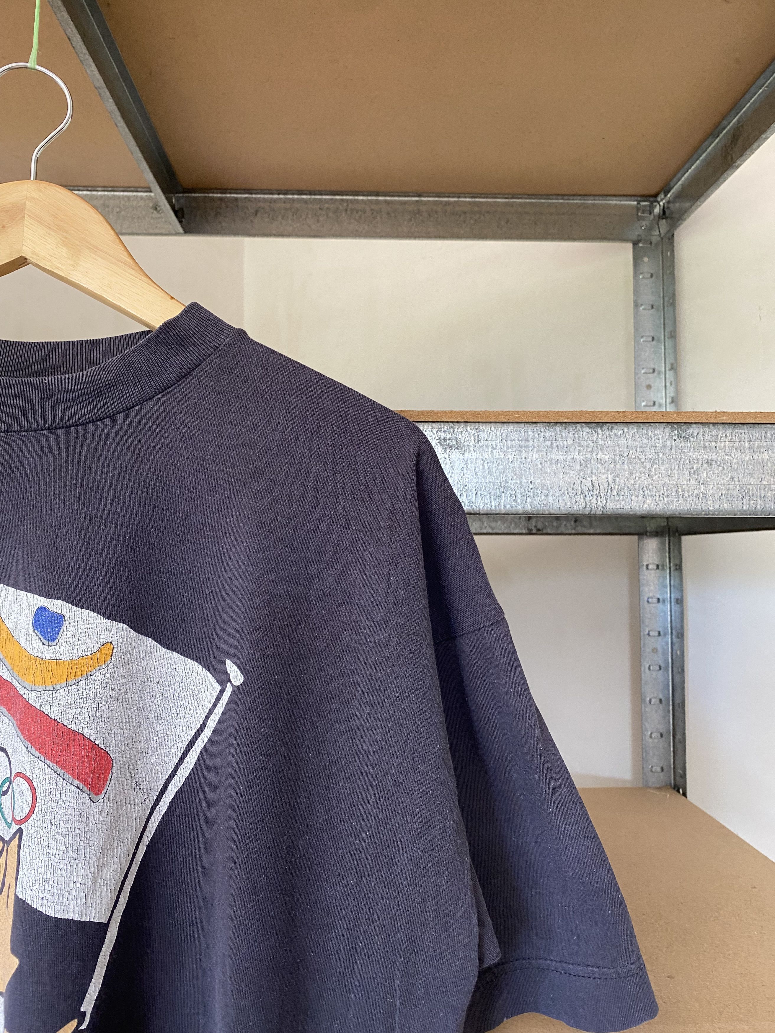 Vintage Barcelona Olympics Mascot Vintage 1992 N.O.S Promo Coob Tee Size US L / EU 52-54 / 3 - 5 Thumbnail