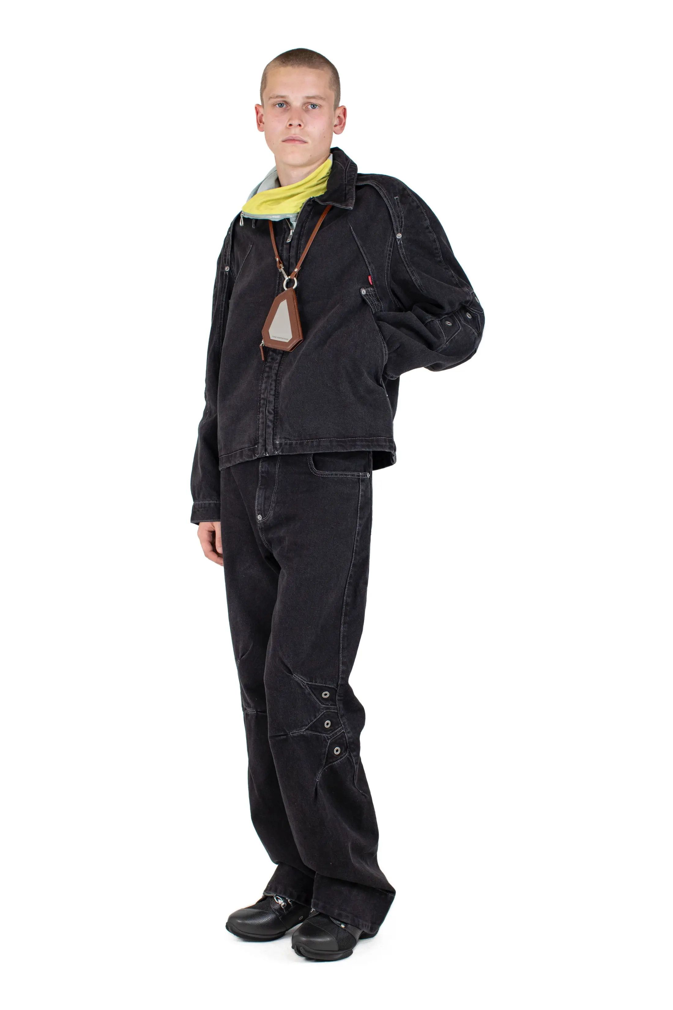 Kiko Kostadinov × Levi's Levi's Articulate Darted Jacket – Black Denim Size US XXL / EU 58 / 5 - 3 Thumbnail