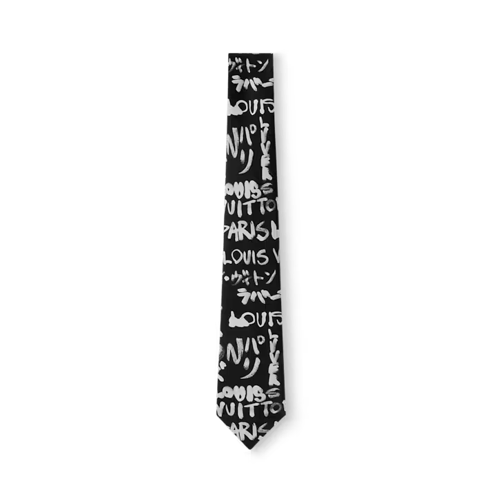 Louis Vuitton LV Scribble Tie Size ONE SIZE - 1 Thumbnail