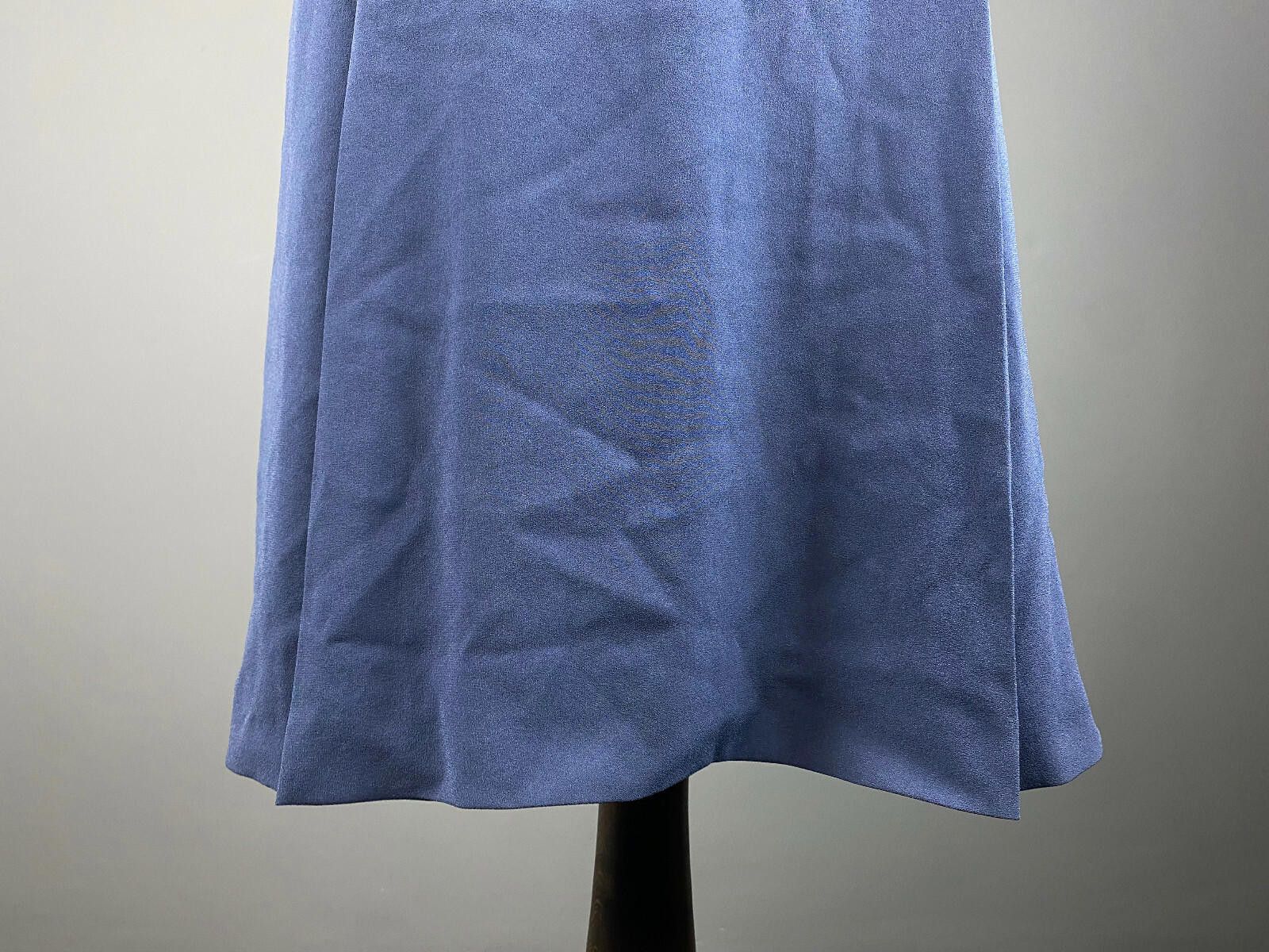 Designer Weekend Max Mara Blue Short Sleeve A-Line Midi Dress Size 14 Size XL / US 12-14 / IT 48-50 - 3 Thumbnail