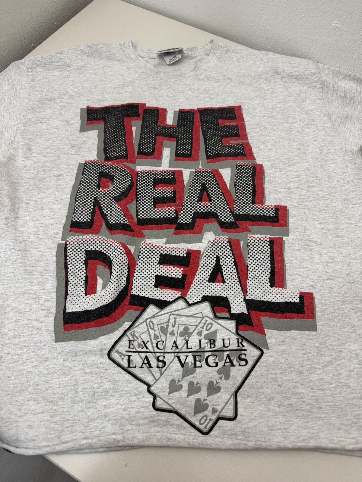 Vintage Vintage 90s The Real Deal Excalibur Las Vegas Tshirt XL USA Size US XL / EU 56 / 4 - 3 Thumbnail