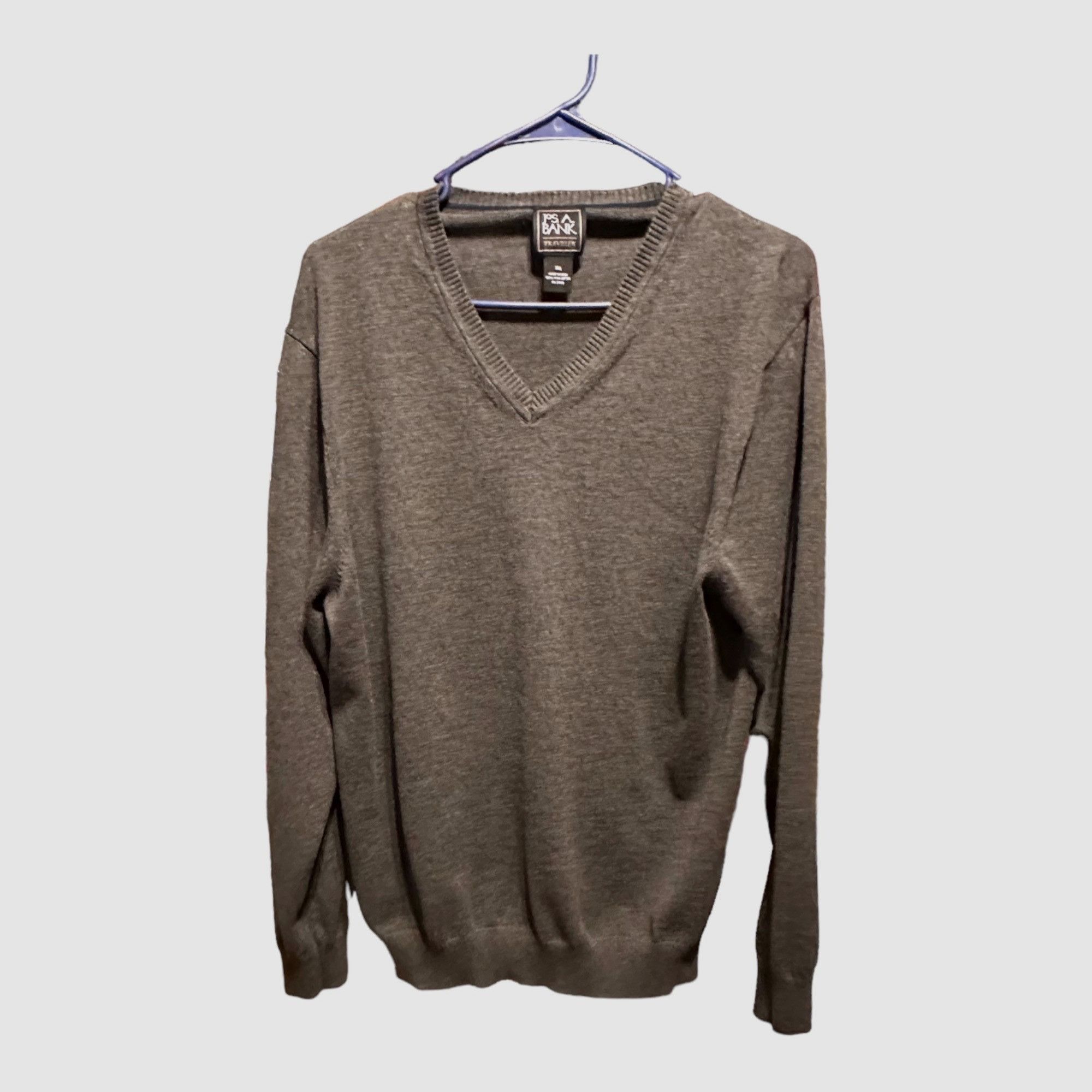 Jos. A. Bank Jos A Bank Traveler 100% Pima Cotton V-Neck Sweater XXL Heat Size US XXL / EU 58 / 5 - 1 Thumbnail