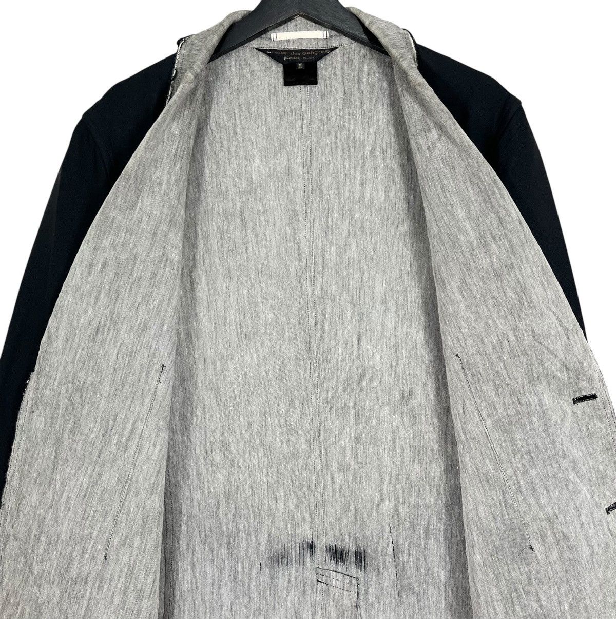 Comme des Garcons Homme Plus Distressed Comme des Garçons Sample Homme Plus Blazer Coat Size US M / EU 48-50 / 2 - 9 Thumbnail