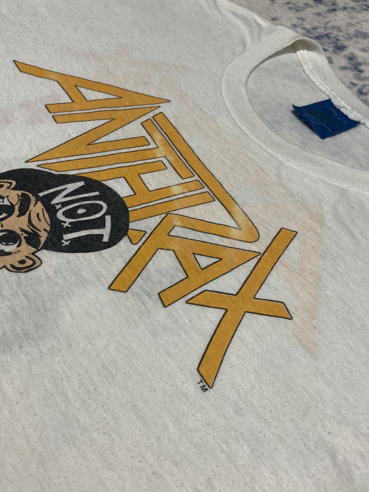 Band Tees Vintage 80’s Anthrax Size US L / EU 52-54 / 3 - 7 Thumbnail