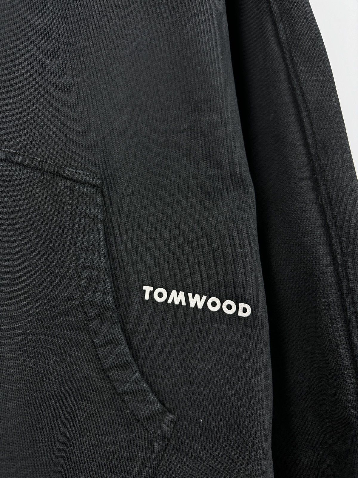 Tom Wood Tom Wood Baggy Oversize Black Heavy Cotton Hoodie Size US M / EU 48-50 / 2 - 9 Thumbnail