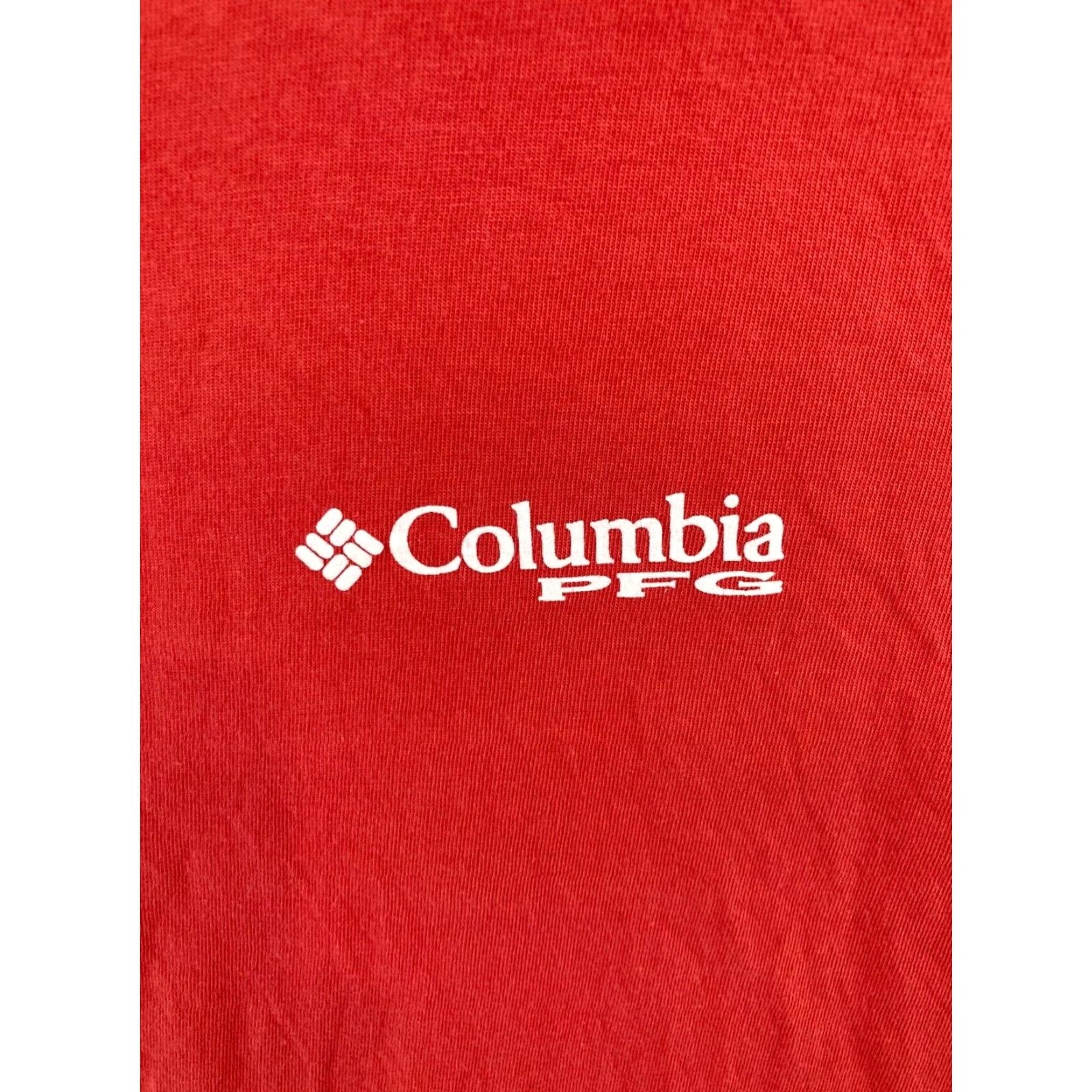 Vintage Columbia PFG Mens TShirt Large Red USA Outdoor Shirt Size US L / EU 52-54 / 3 - 4 Thumbnail
