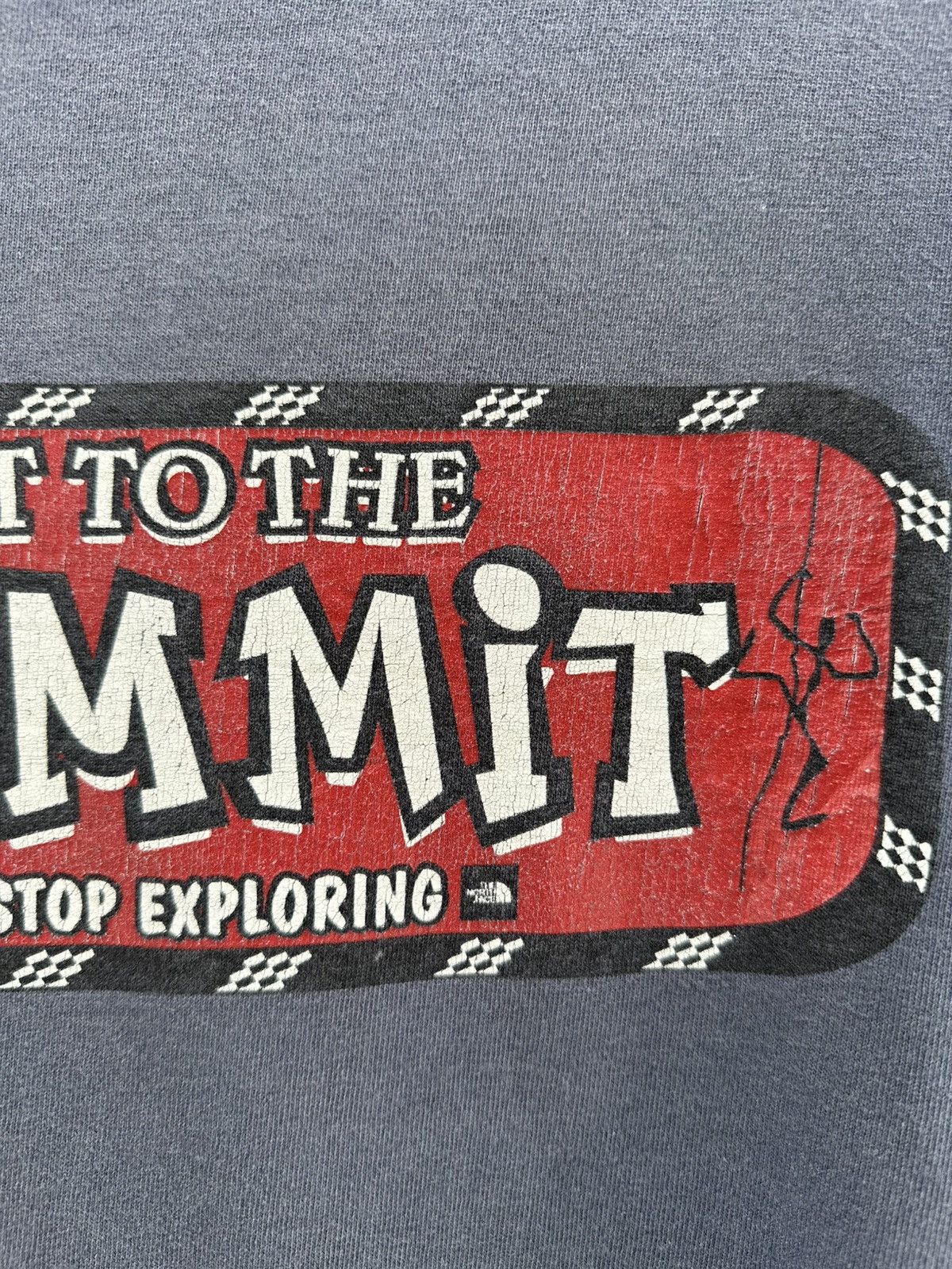 The North Face Thrashed Vintage TNF Rock Solid Summit Faded Tee Size US M / EU 48-50 / 2 - 3 Thumbnail