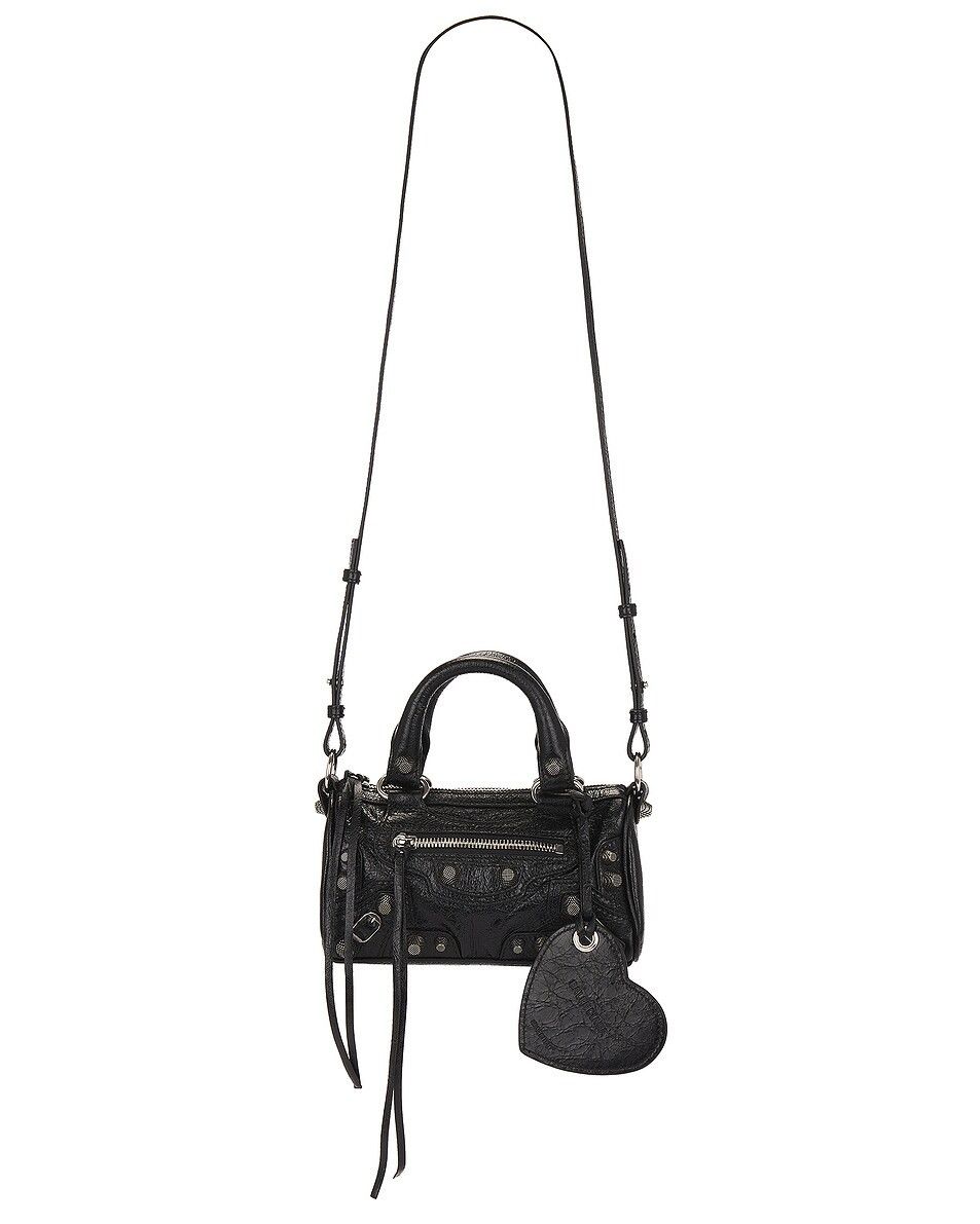 Balenciaga o1srvl11e1124 Size: OS / Le Cagole Nano Duffle Bag in Black Size ONE SIZE - 1 Thumbnail