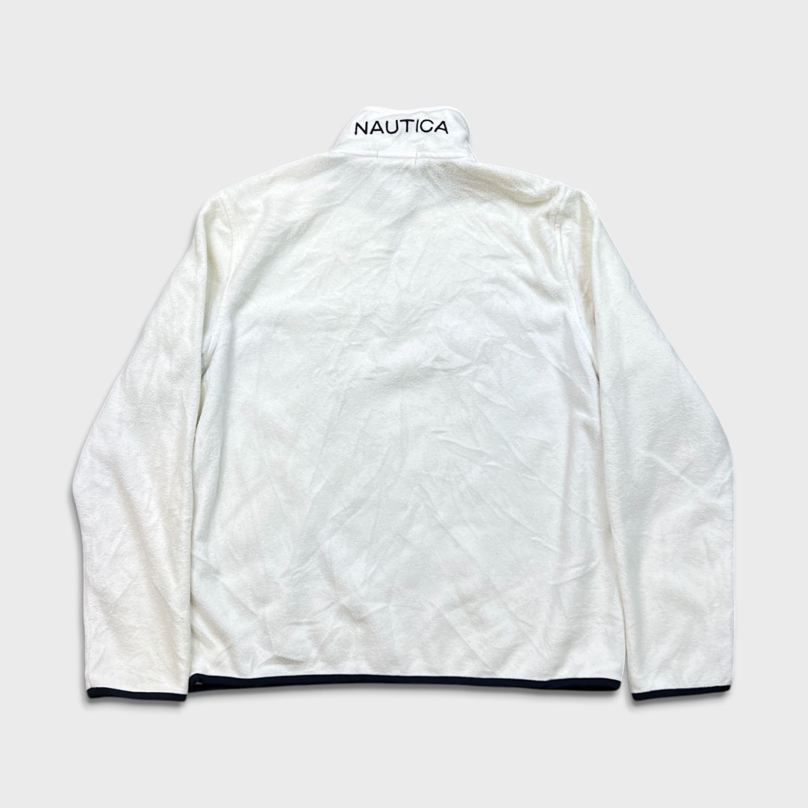 Nautica Nautica Fleece Small 1/4 Zip Nature Pullover Sweatshirt Size US S / EU 44-46 / 1 - 4 Thumbnail
