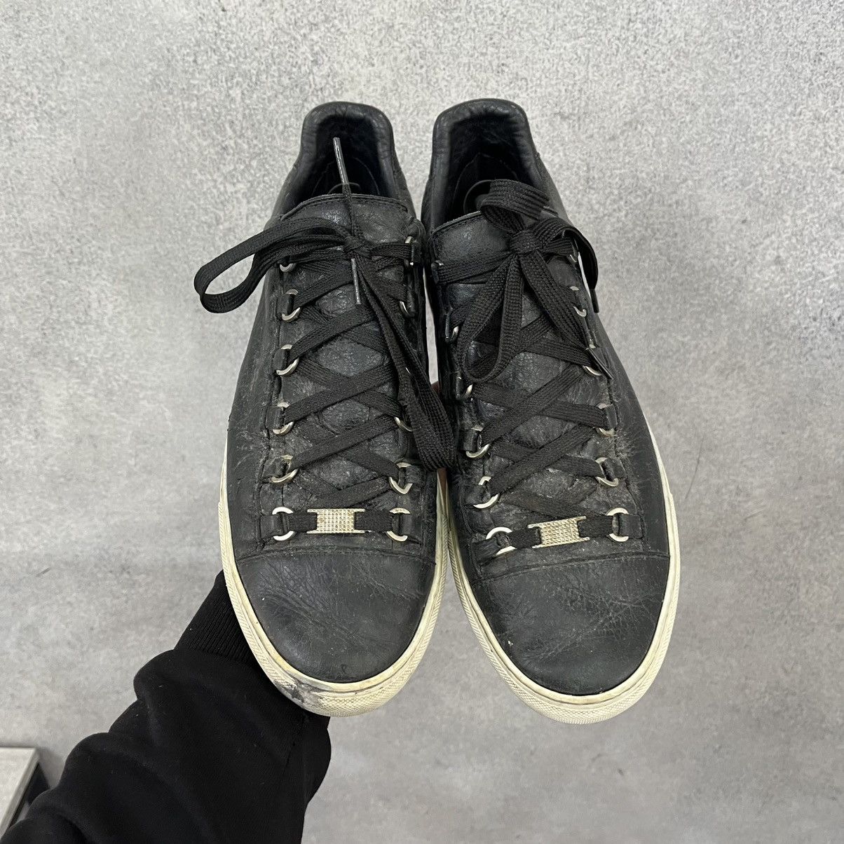 Balenciaga Balenciaga Arena Low Top Black Size US 10 / EU 43 - 3 Thumbnail
