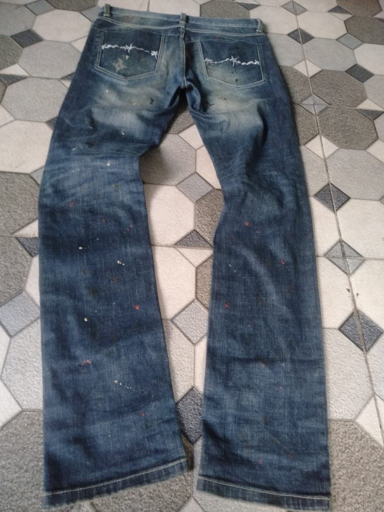 Japanese Brand The Stori Denim Jeans Distrassed Size US 31 - 10 Thumbnail