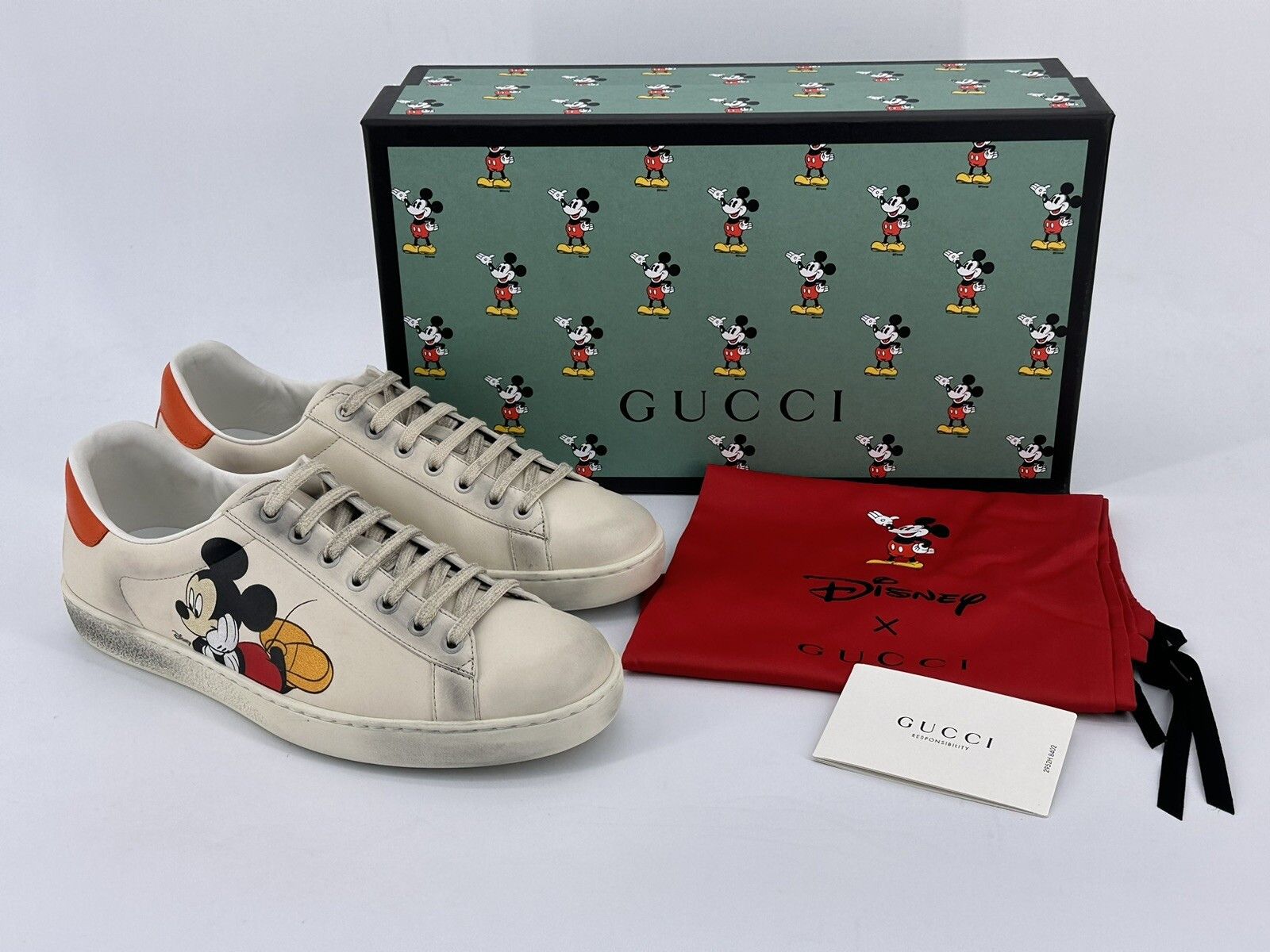 Gucci New Gucci Sneakers Men's Size-EU-41,5/UK-7,5/US-8,5 Size US 8.5 / EU 41-42 - 2 Thumbnail