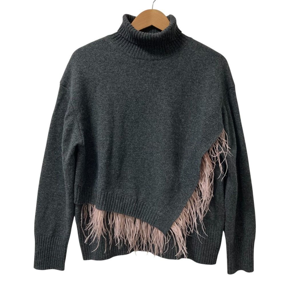 Other Other LE CIEL BLEU Feather Knit Turtleneck Pullover Others Tops DUTY FREE for USA Size ONE SIZE - 1 Thumbnail