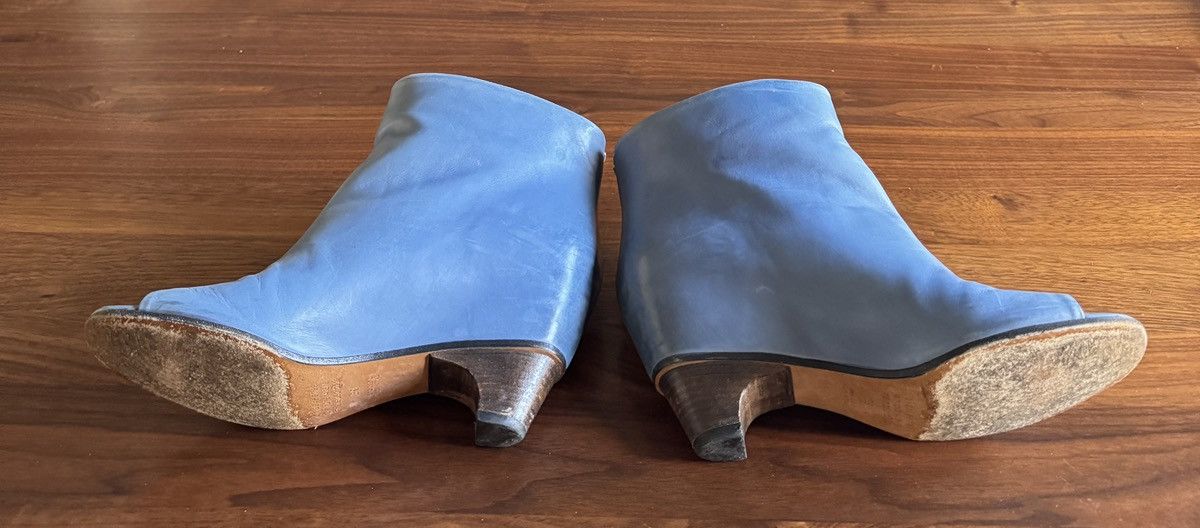 Maison Margiela Maison Margiela Cloudy Blue Leather Wedges Size US 9 / IT 39 - 5 Thumbnail