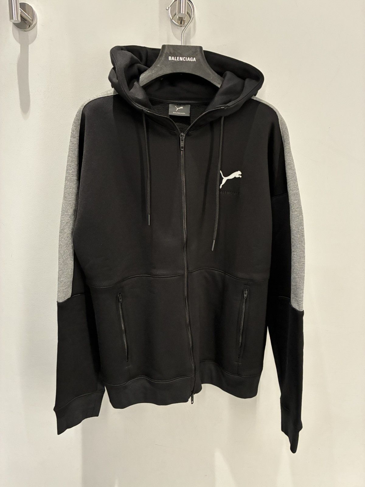 Balenciaga × Puma Balenciaga Puma Cotton Track Sweatshirt Size US S / EU 44-46 / 1 - 1 Thumbnail