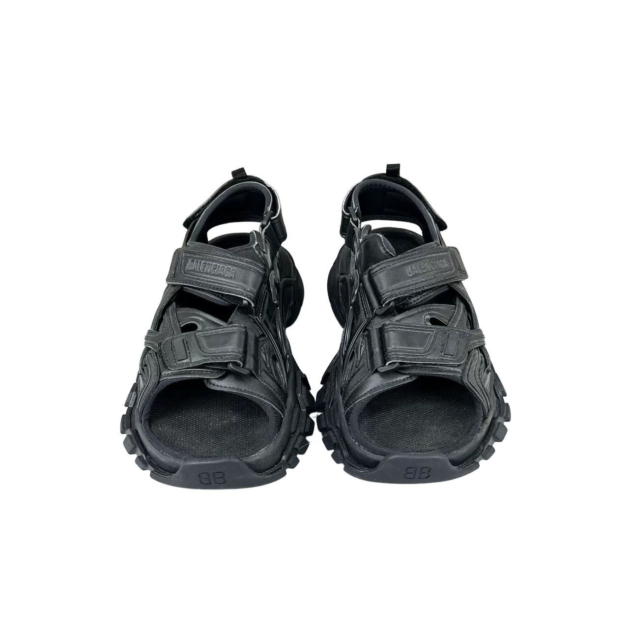 Balenciaga Balenciaga Black Track Sandals Size 35 Size US 5 / IT 35 - 1 Thumbnail
