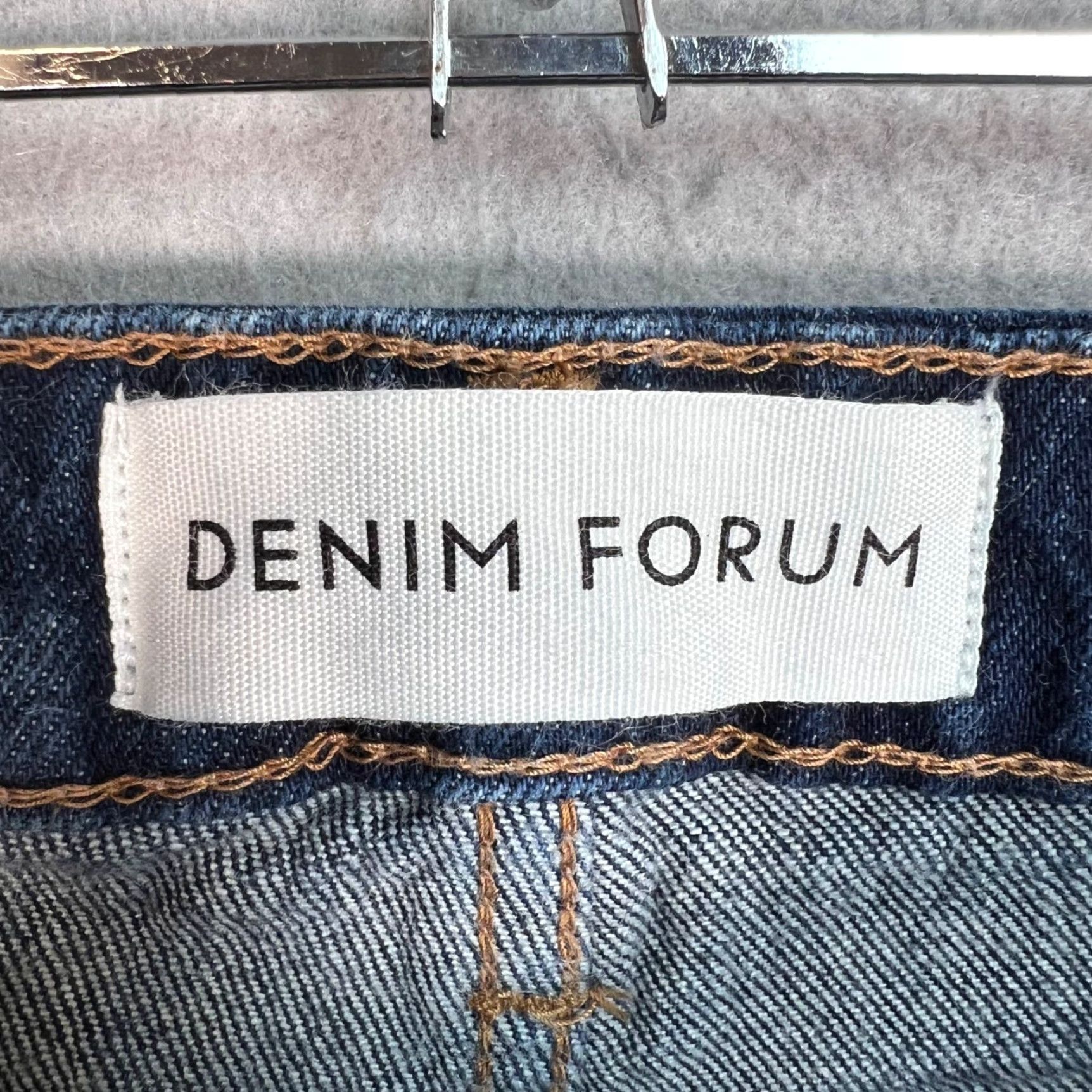 Denime VINTAGE Denim Forum High-Rise Straight Leg Jeans Womens Size 24 Blue Denim Size 42" / US 20 - 3 Thumbnail