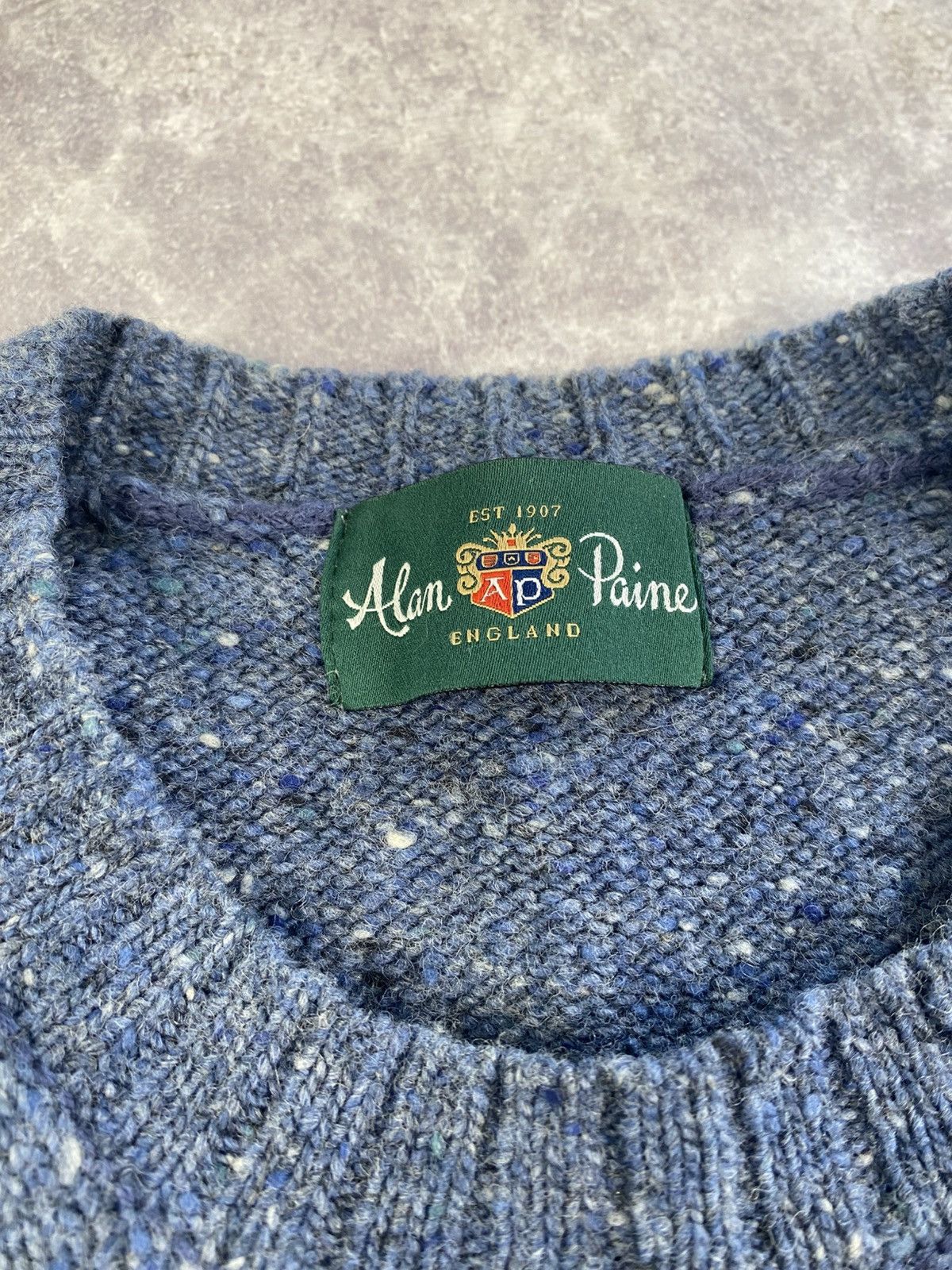 Alan Paine Alan Paine Shetland Merino Wool Sweater Size: 50 Size US M / EU 48-50 / 2 - 2 Thumbnail