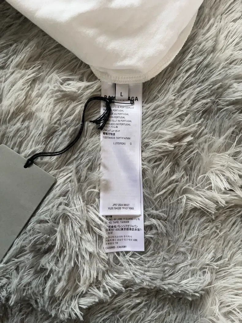 Balenciaga Balenciaga Logo Embroidered Round Neck Short Sleeve T-Shir Size US L / EU 52-54 / 3 - 3 Thumbnail