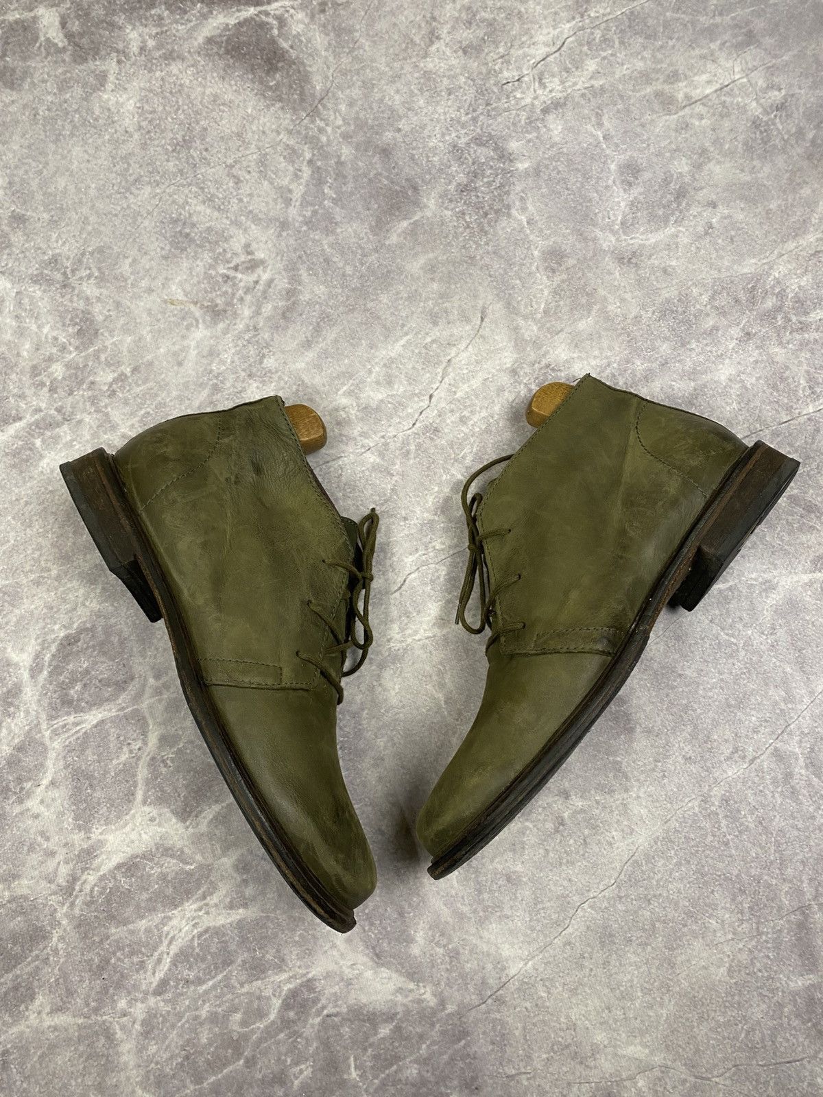 Other Lofina Green Leather Boots Size: 40 Grange Avant Garde Style Size US 7 / EU 40 - 2 Thumbnail