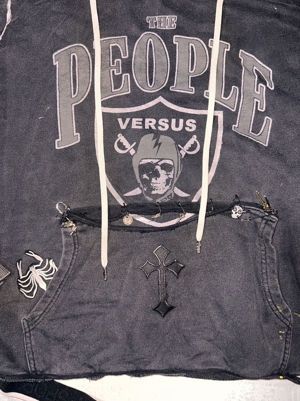 The People Vs. Custom 1/1 The People Vs Hoodie Raiders ‘SECURITY’ Size US M / EU 48-50 / 2 - 3 Thumbnail