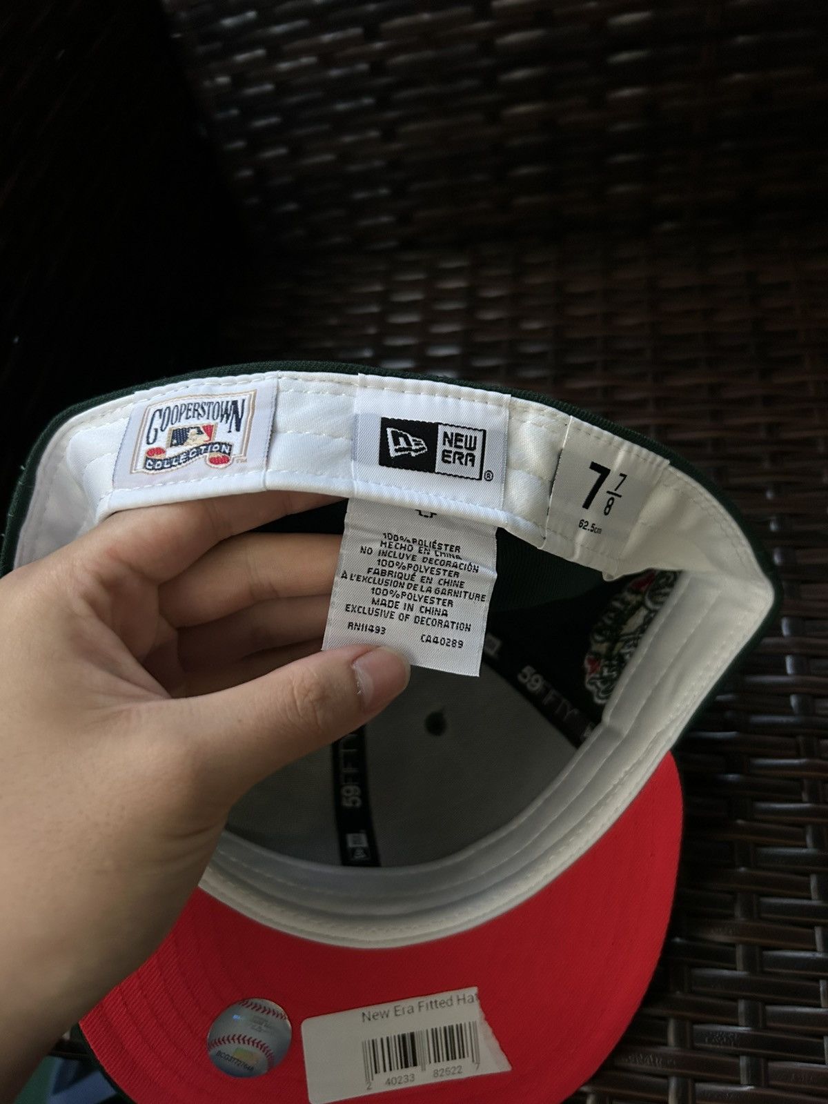 Hat Club × New Era (Sz 7 7/8) New Era 59fifty LA Dodgers 100th ANV Watermelon Size ONE SIZE - 3 Thumbnail