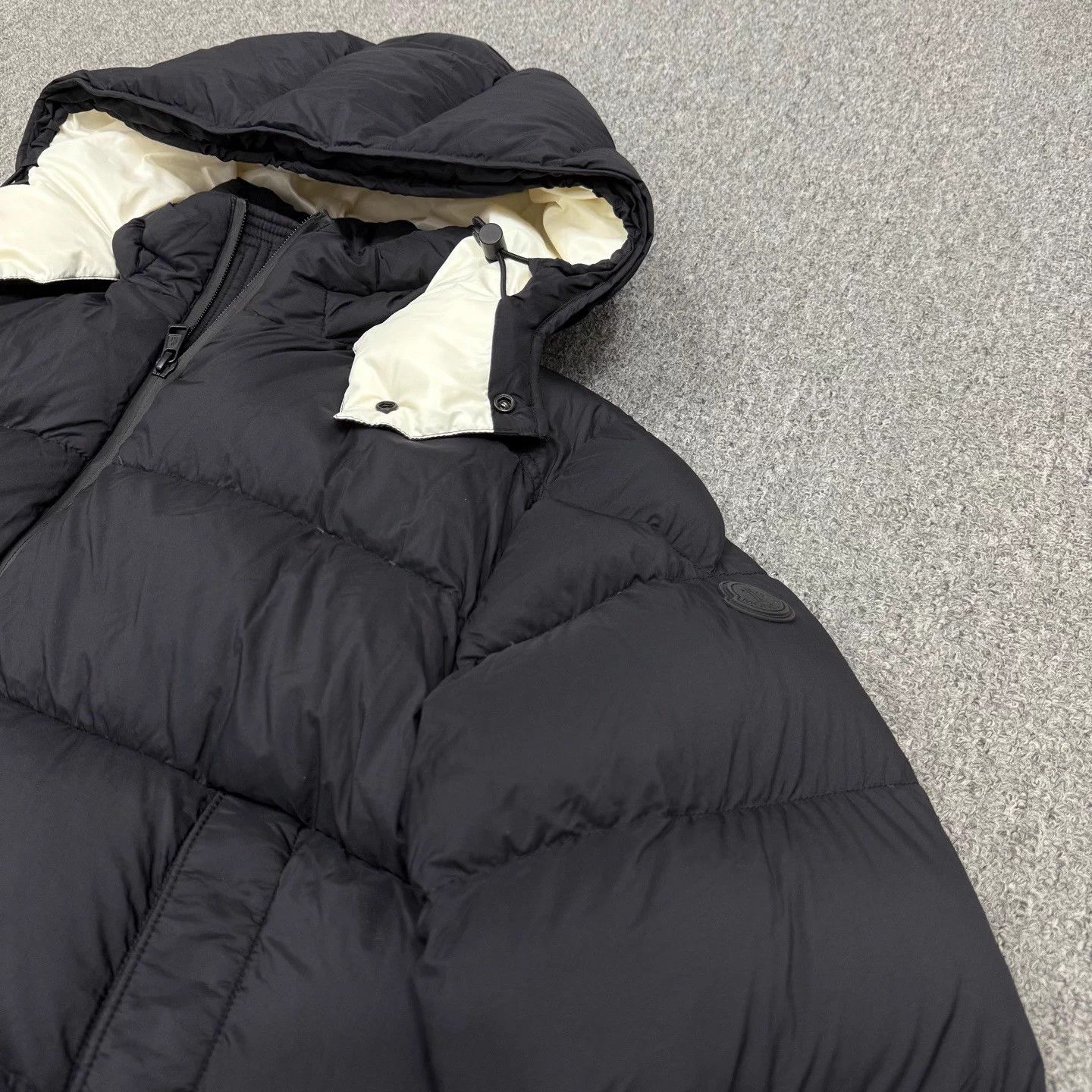 Moncler Moncler Black Hooded Down Jacket 5 99 New Size US XL / EU 56 / 4 - 3 Thumbnail