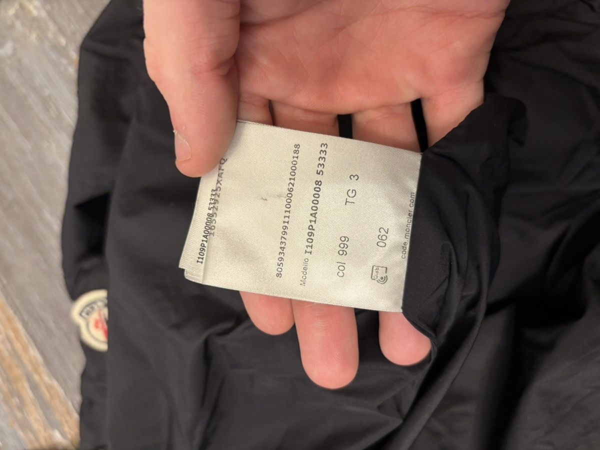 Moncler Moncler Lightweight Windbreaker Black Nylon Size Medium Size US M / EU 48-50 / 2 - 7 Thumbnail