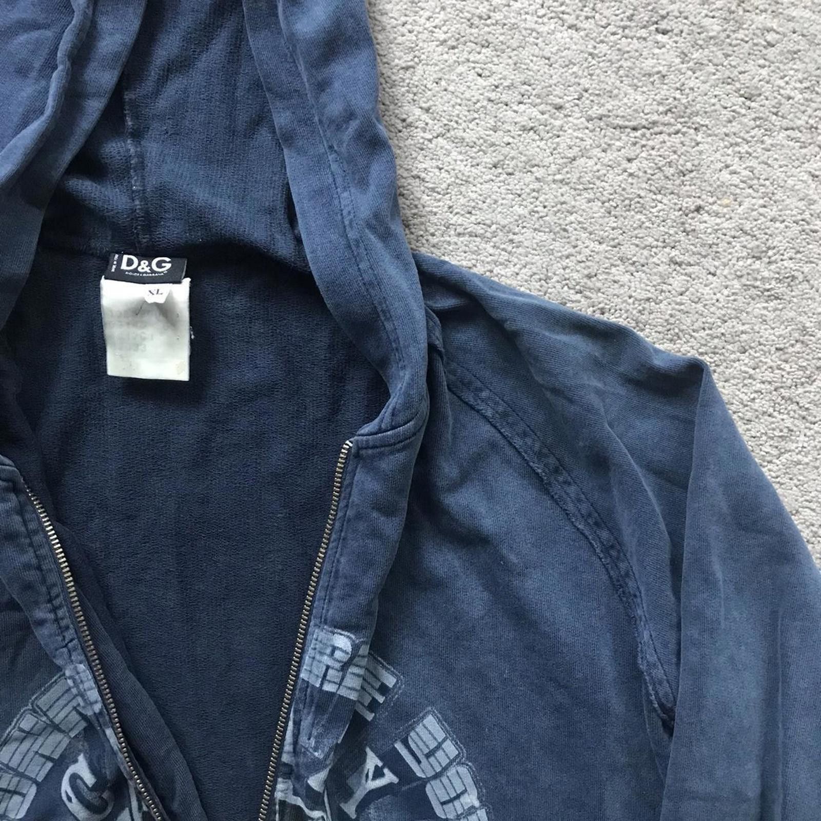 Dolce & Gabbana Dolce & Gabbana (D&G) Graphic Zip Up Hoodie Size US XL / EU 56 / 4 - 3 Thumbnail