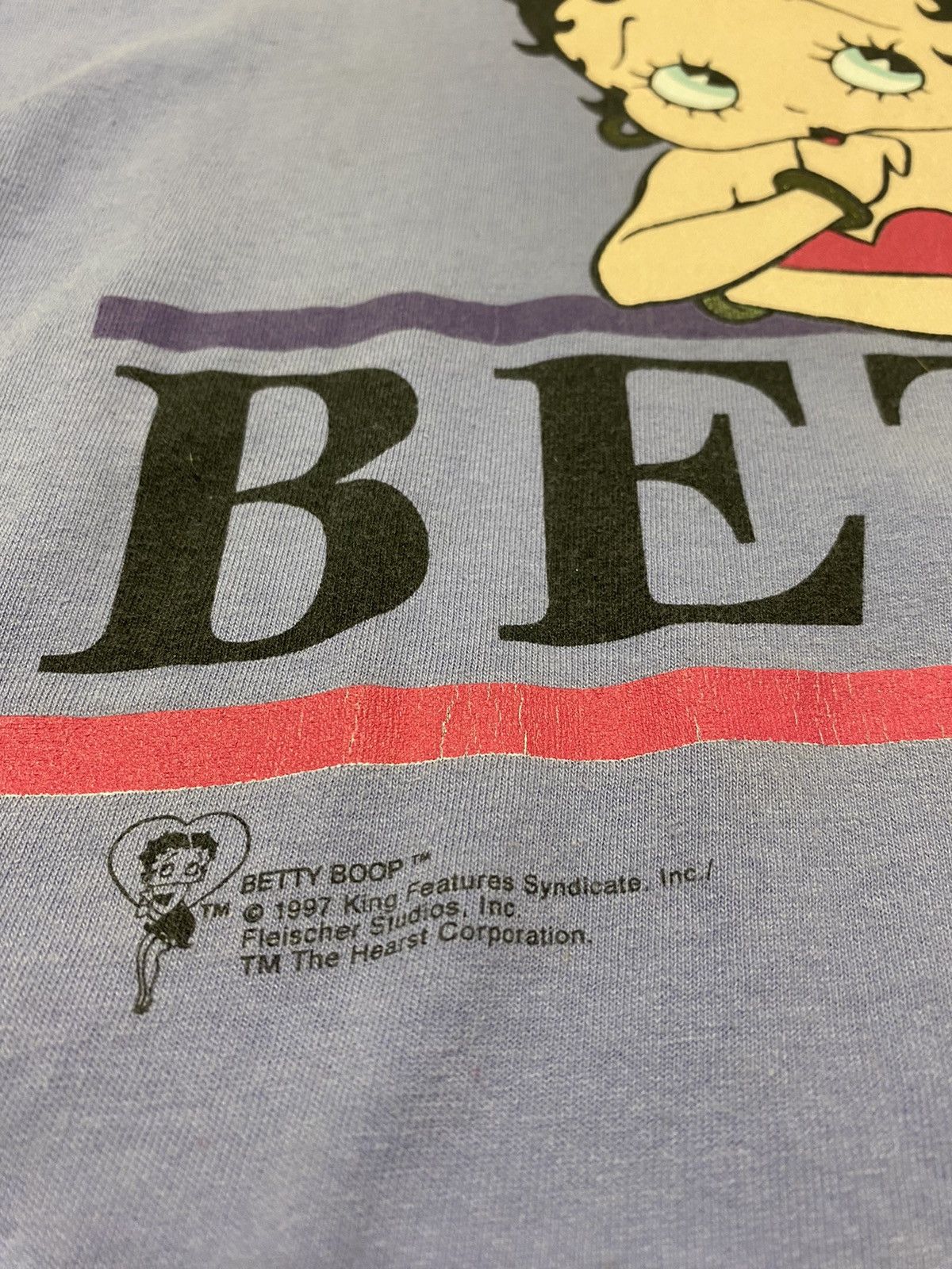 Vintage Vintage 1997 90’s Betty Boop Tee T Shirt Grail Sherrys Size US L / EU 52-54 / 3 - 3 Thumbnail