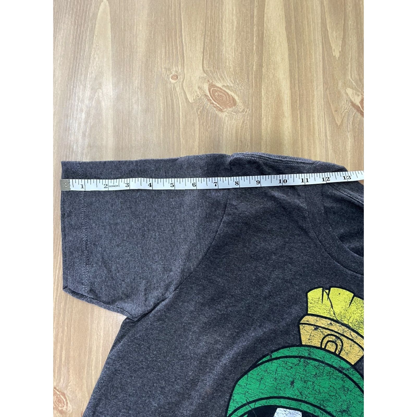 Vintage VINTAGE Looney Tunes Marvin the Martian Charcoal T-Shirt Small Gray Unisex Adult Short Sleeve Size US S / EU 44-46 / 1 - 6 Thumbnail