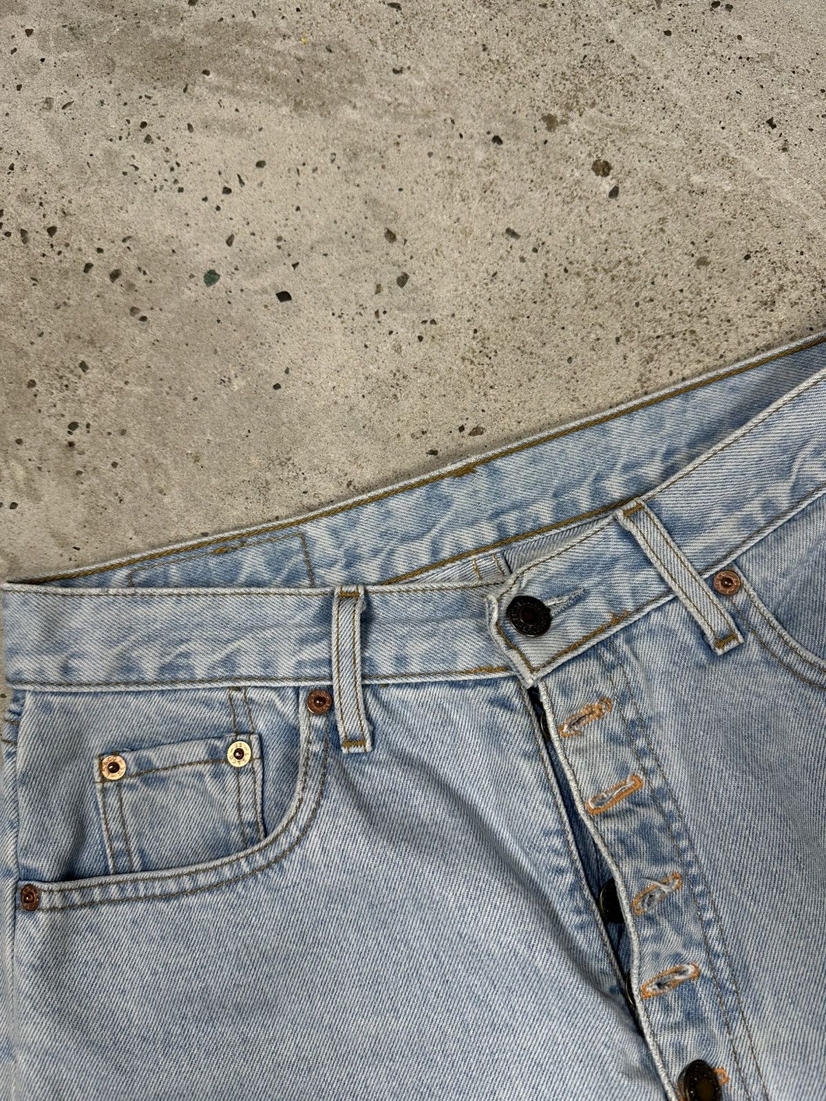 Levi's Vintage 1997 Levi’s 881 02 Baby Blue Orange Tab Denim Pants Size US 29 - 9 Thumbnail