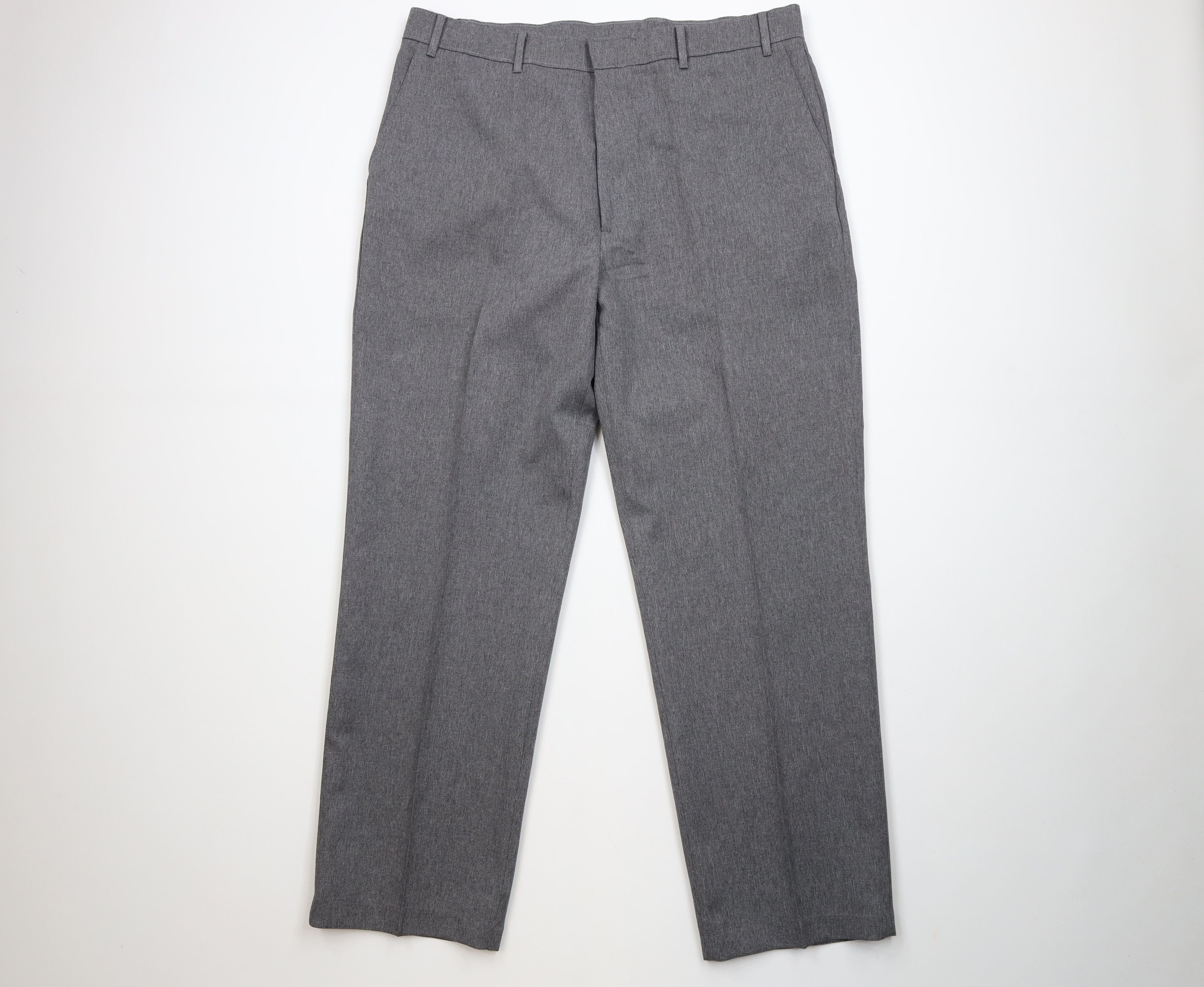 Levi's Vintage 90s Levis Chambray Wide Leg Chino Pants Gray USA Size US 38 / EU 54 - 1 Thumbnail