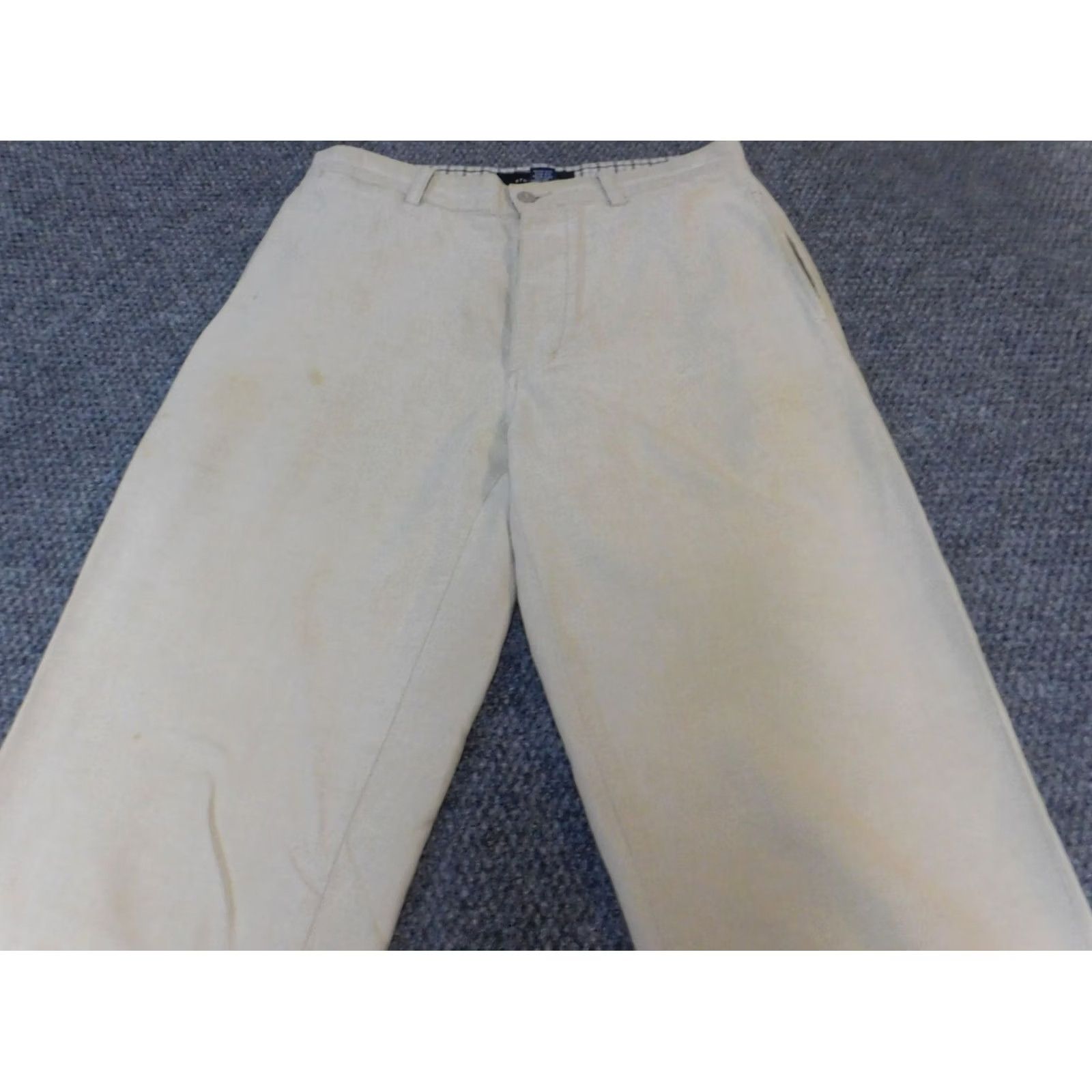 Vintage Structure Mens Pants 32x34 beige chino regular american Pants Regular Beige 32 34 Men Size US 32 / EU 48 - 7 Thumbnail
