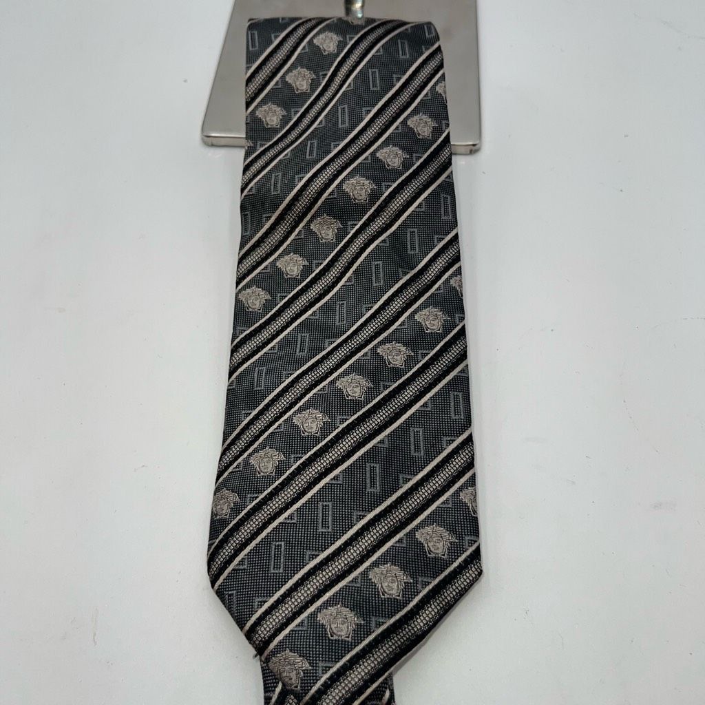 Gianni Versace Medusa Head Silk Tie