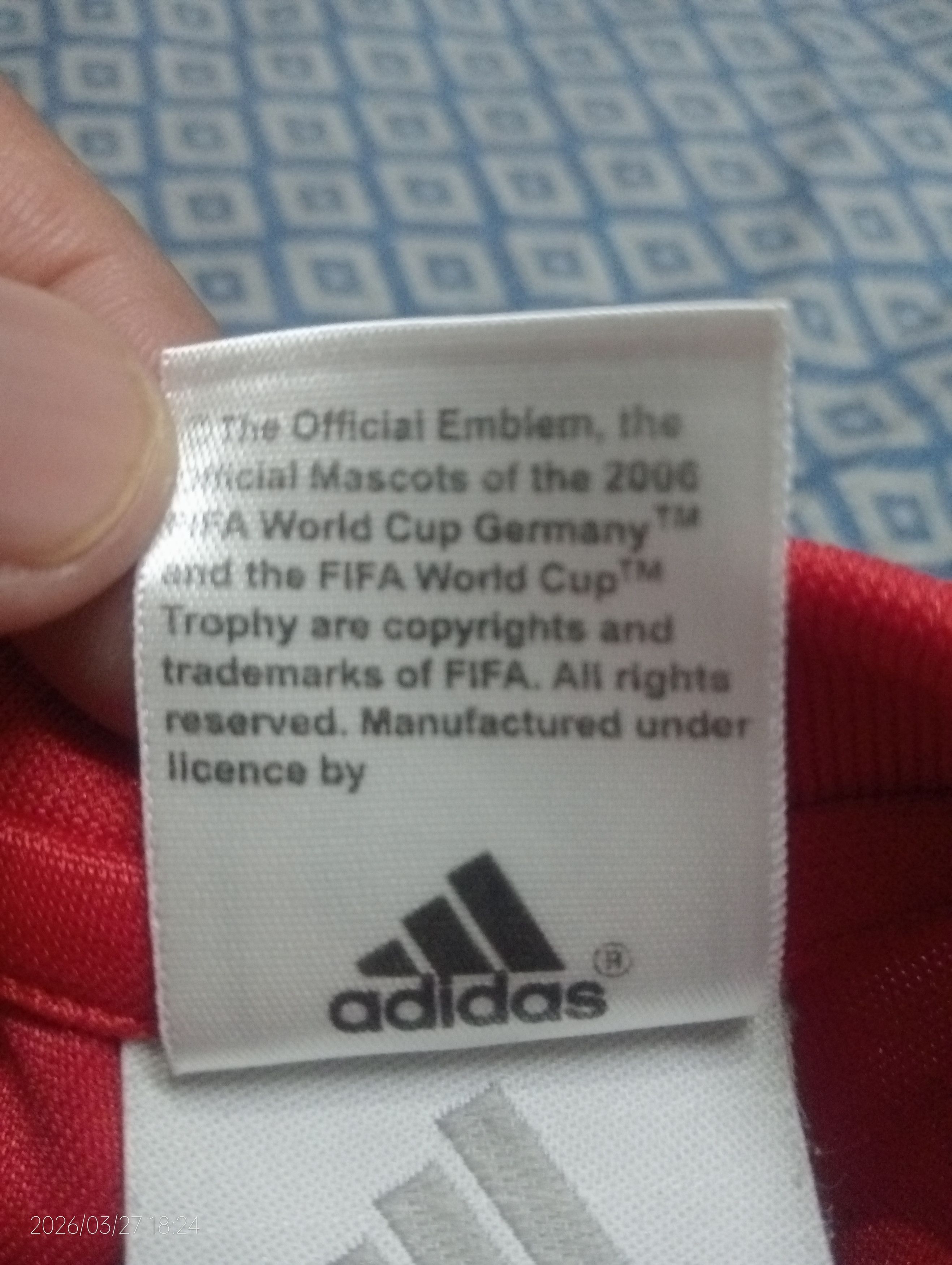 Adidas Vtg Adidas Coca-Cola Fifa World Cup Germany Jersey Limited Size US L / EU 52-54 / 3 - 7 Thumbnail