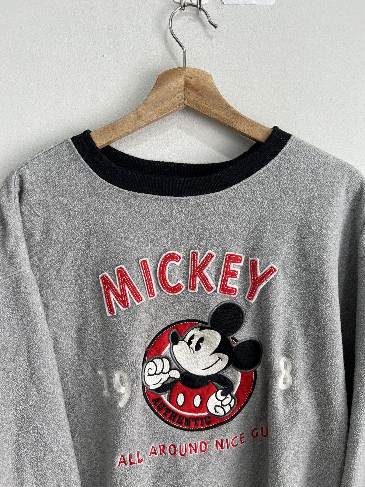 Vintage Vintage Mickey Mouse Fleece Sweater Crewneck disney xxl Size US XXL / EU 58 / 5 - 2 Thumbnail