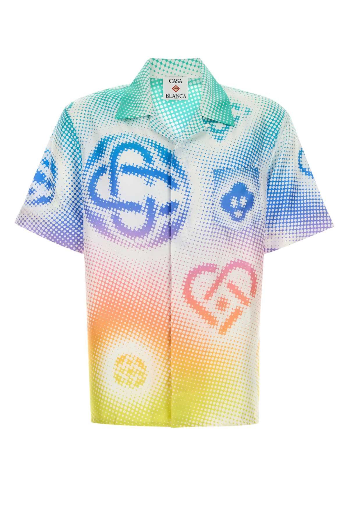 Casablanca Printed Silk Shirt Size US XXL / EU 58 / 5 - 1 Thumbnail