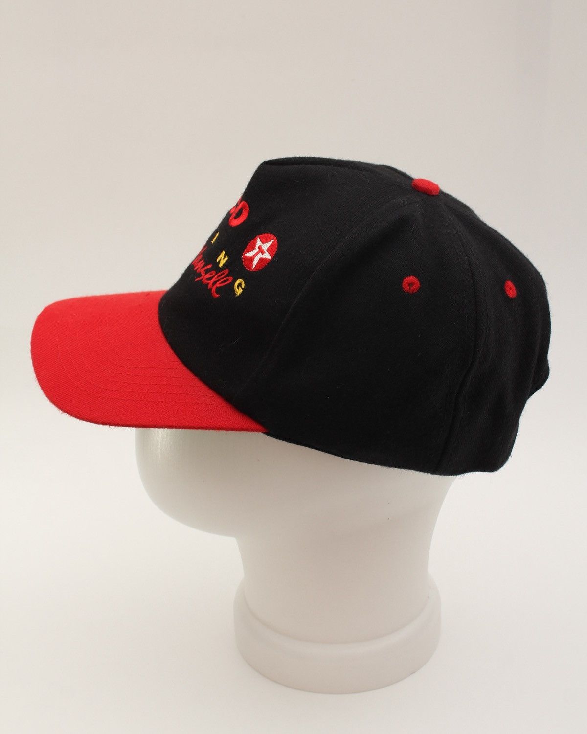 Formula 1 Nigel Mansell Original Baseball Cap Texaco F1 Snapback Size ONE SIZE - 4 Thumbnail