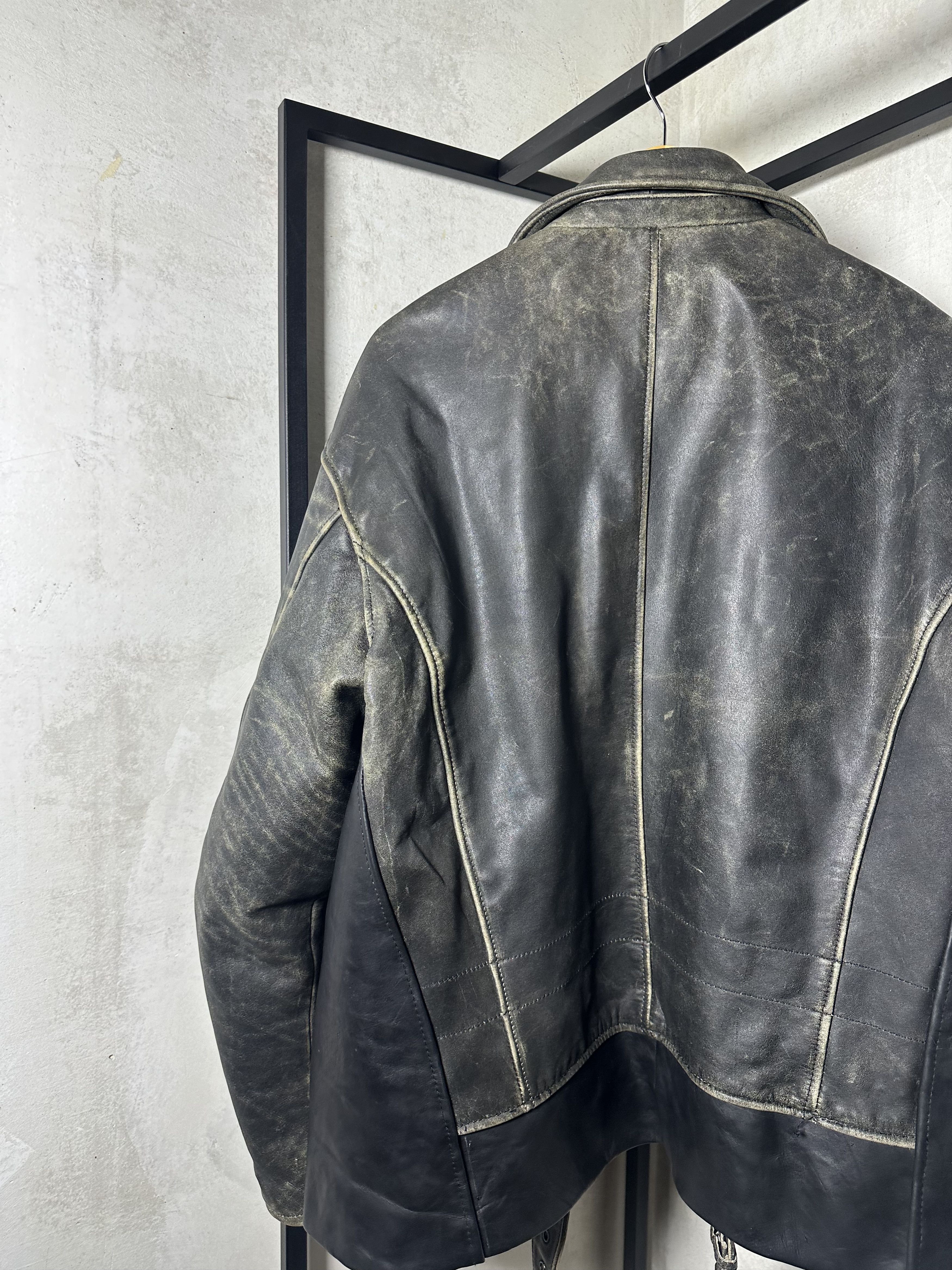 Genuine Leather Genuine Leather Biker Jacket Size US XL / EU 56 / 4 - 15 Thumbnail