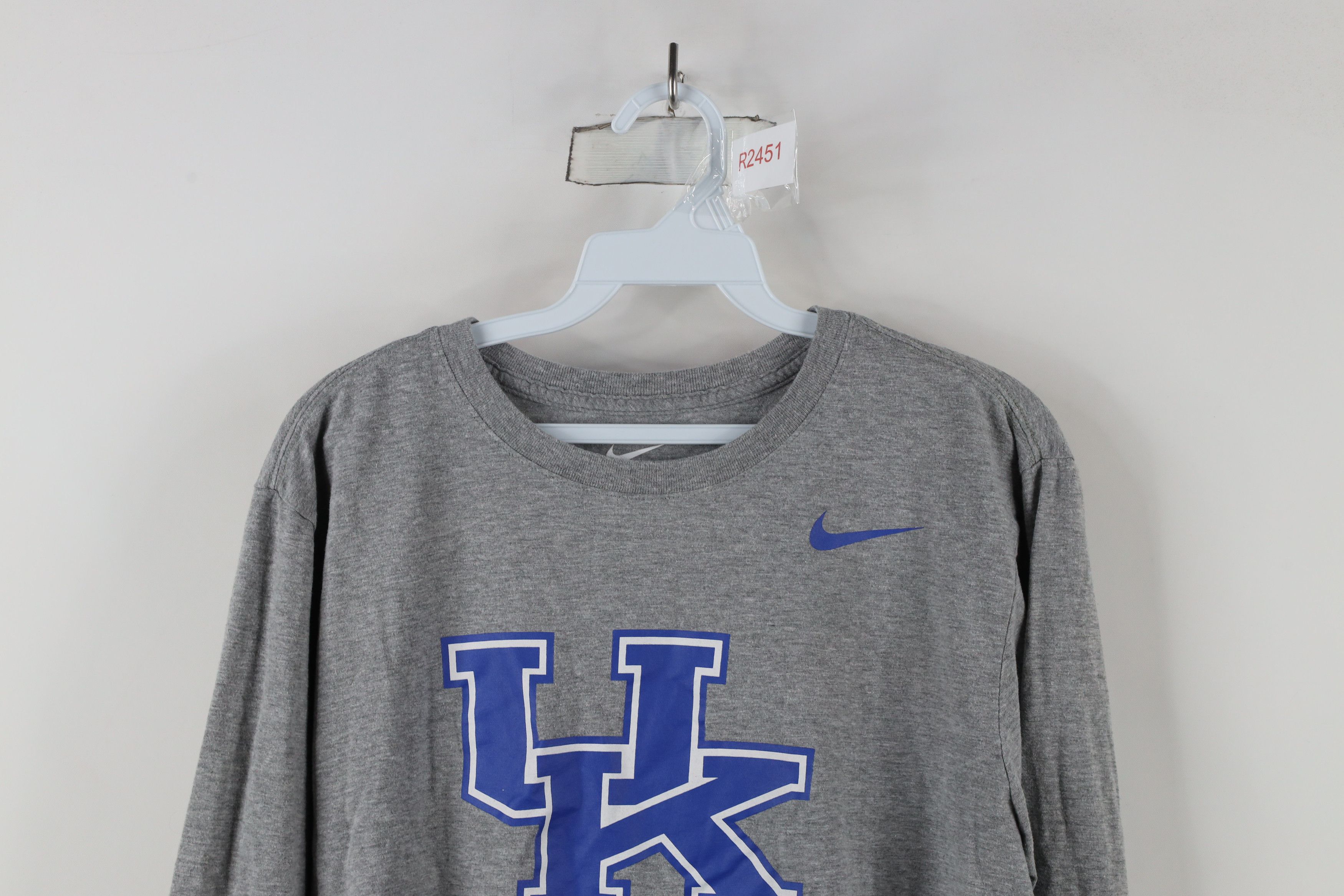 Nike × Vintage Vintage Nike University of Kentucky Long Sleeve T-Shirt Size US L / EU 52-54 / 3 - 2 Thumbnail