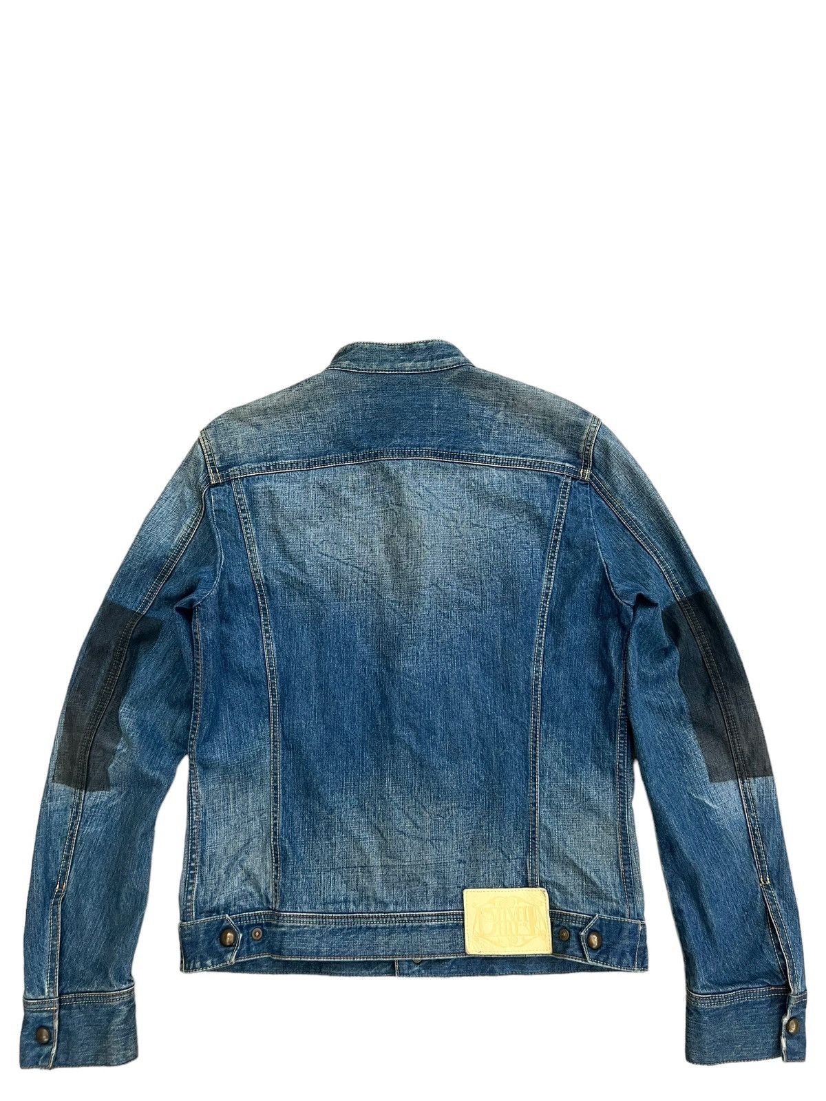 Japanese Brand Velvet Blue Japan Panter Denim Cafe Racer Jacket Size US M / EU 48-50 / 2 - 2 Thumbnail