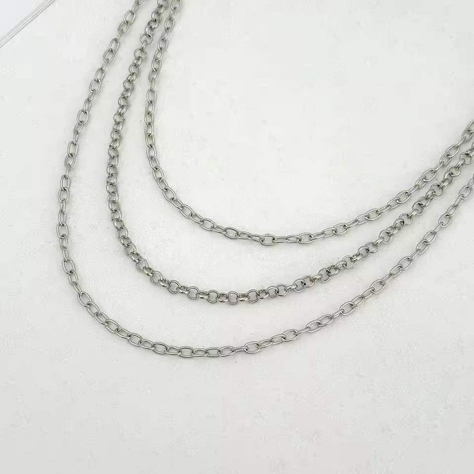 Jewelry Multilayer Metal Star Pendant Pant Chain Size ONE SIZE - 5 Thumbnail