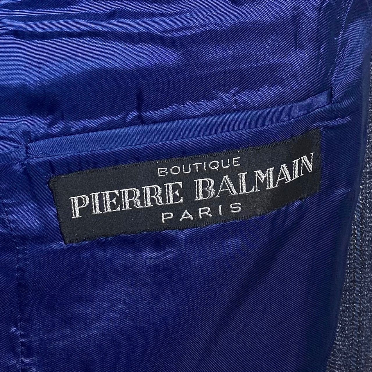 Pierre Balmain Veste De Costume Blazer Vintage 80’s Pierre Balmain Size 42R - 5 Thumbnail