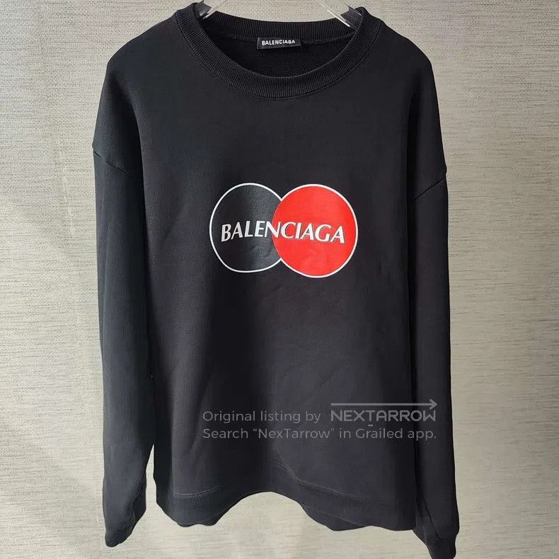 Balenciaga Balenciaga Black Mastercard Hoodie Size US XL / EU 56 / 4 - 1 Thumbnail
