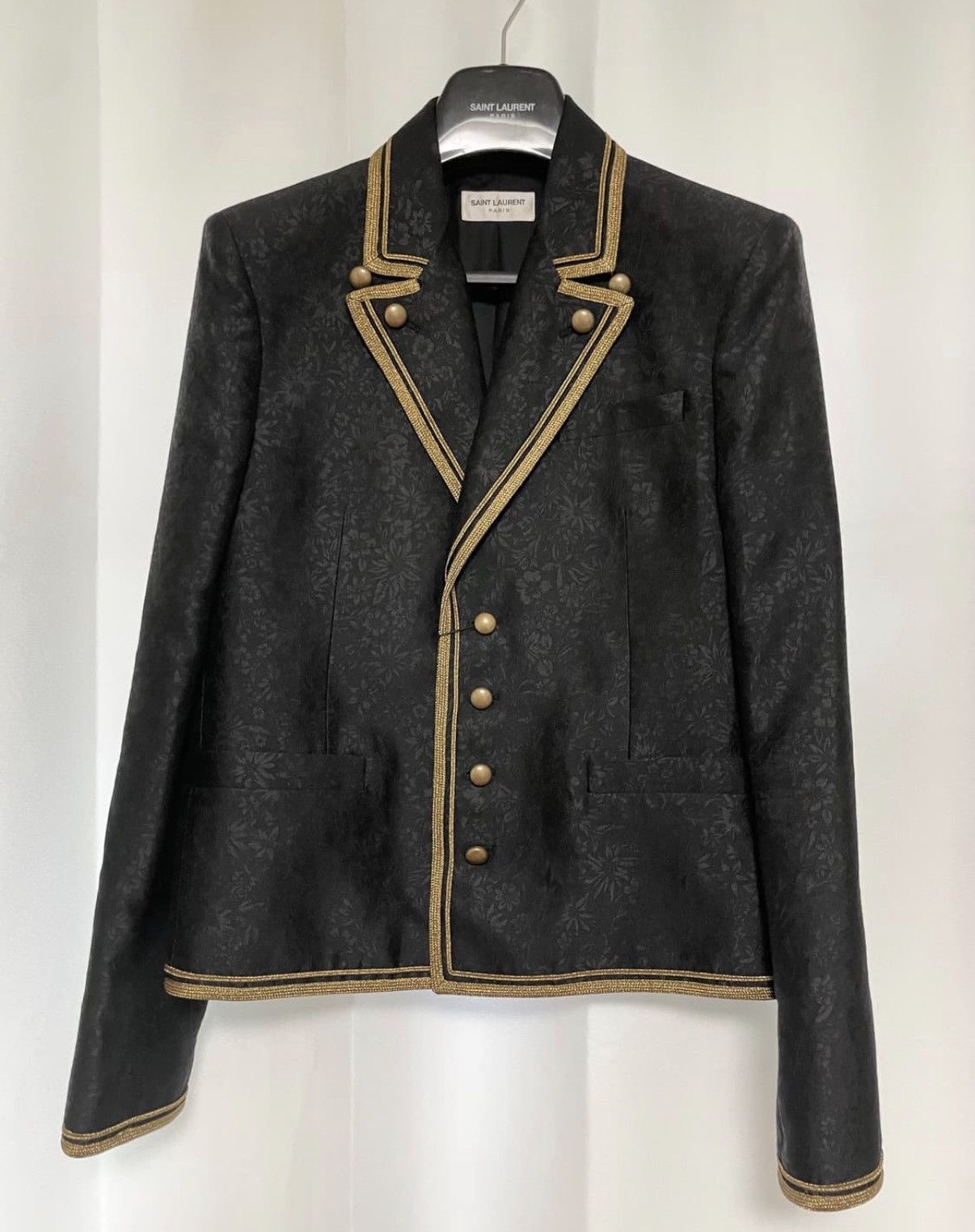 Saint Laurent Paris Saint laurent jacquard spencer office jacket sz44 Size US S / EU 44-46 / 1 - 3 Thumbnail