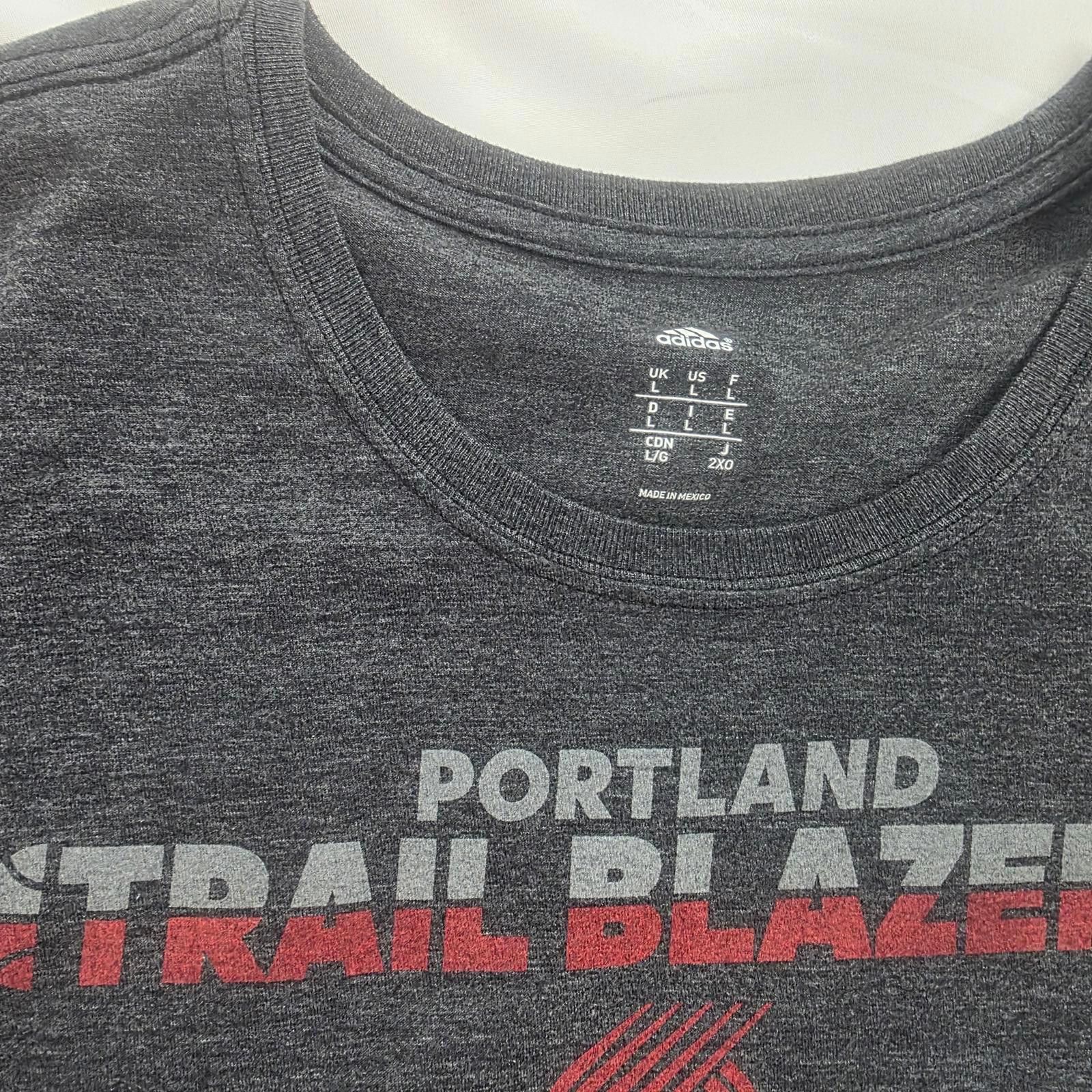 Adidas Portland Trail Blazers Adidas Women's Activewear T-Shirt Size ONE SIZE - 8 Thumbnail