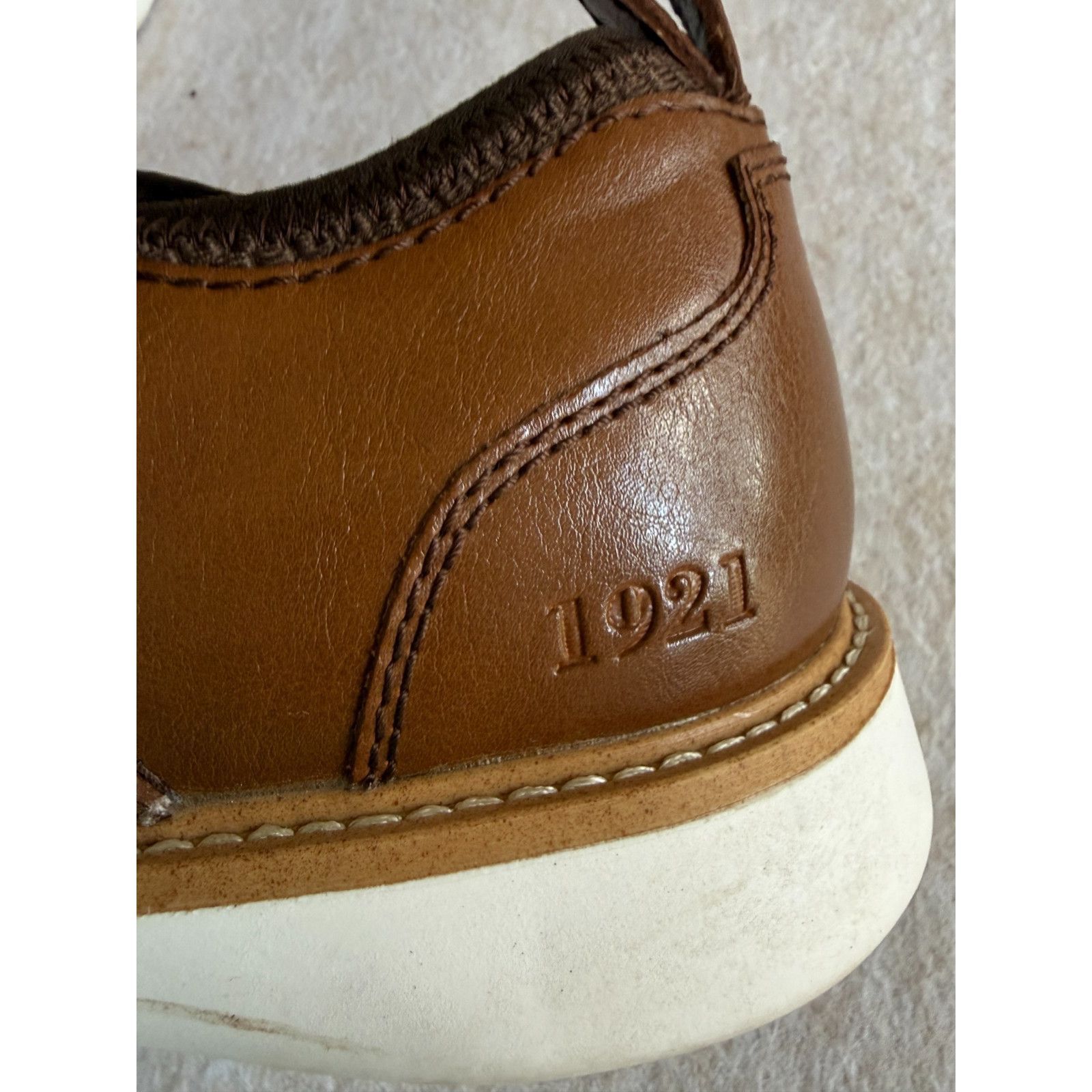 Freeman Freeman Bodie Mens 9M Brown Oxford Casual Dress Shoes Light Size US 9 / EU 42 - 3 Thumbnail